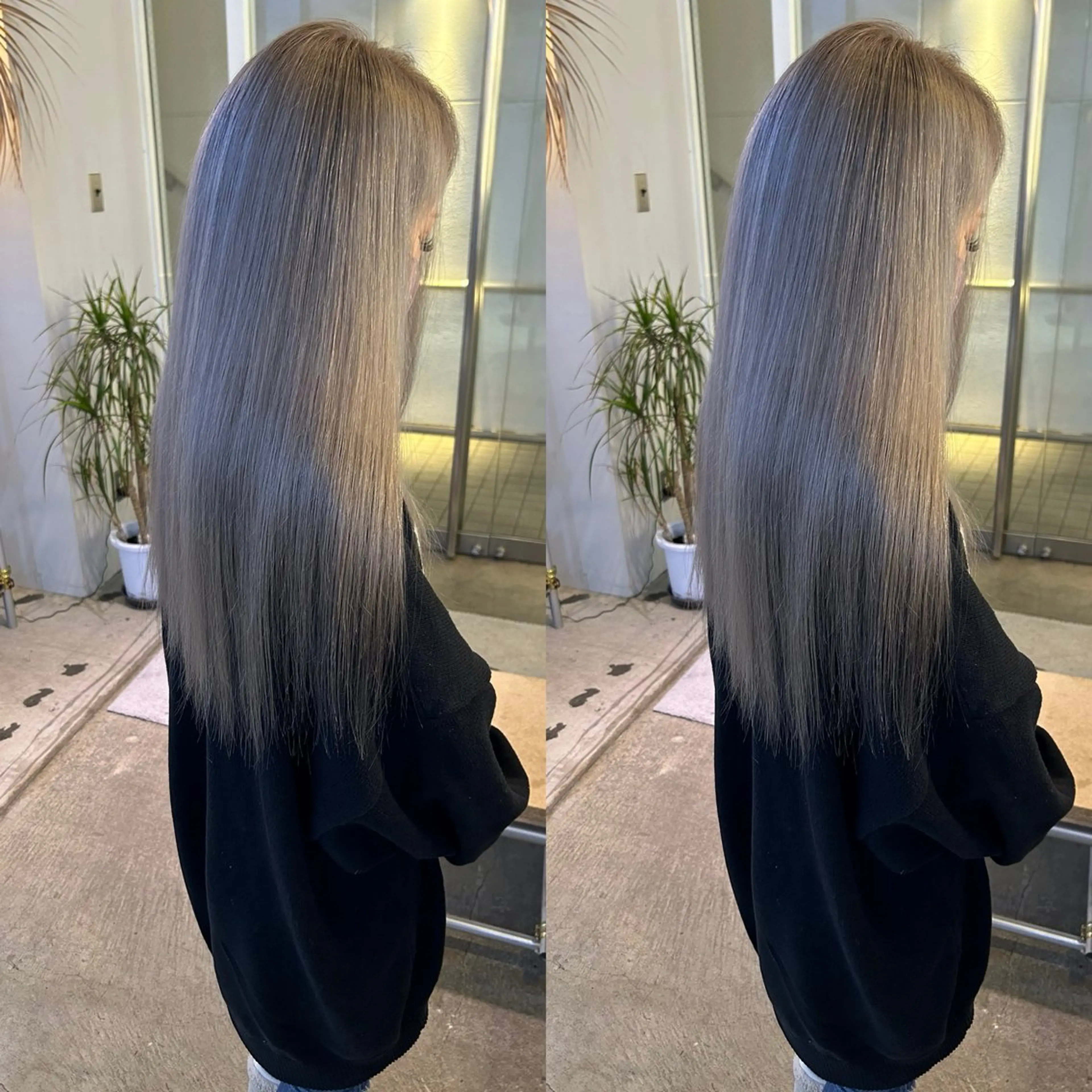 セミロング カラー その他 yori SAPPORO所属・yoriダブルカラー 代表すがわらのヘアスタイル