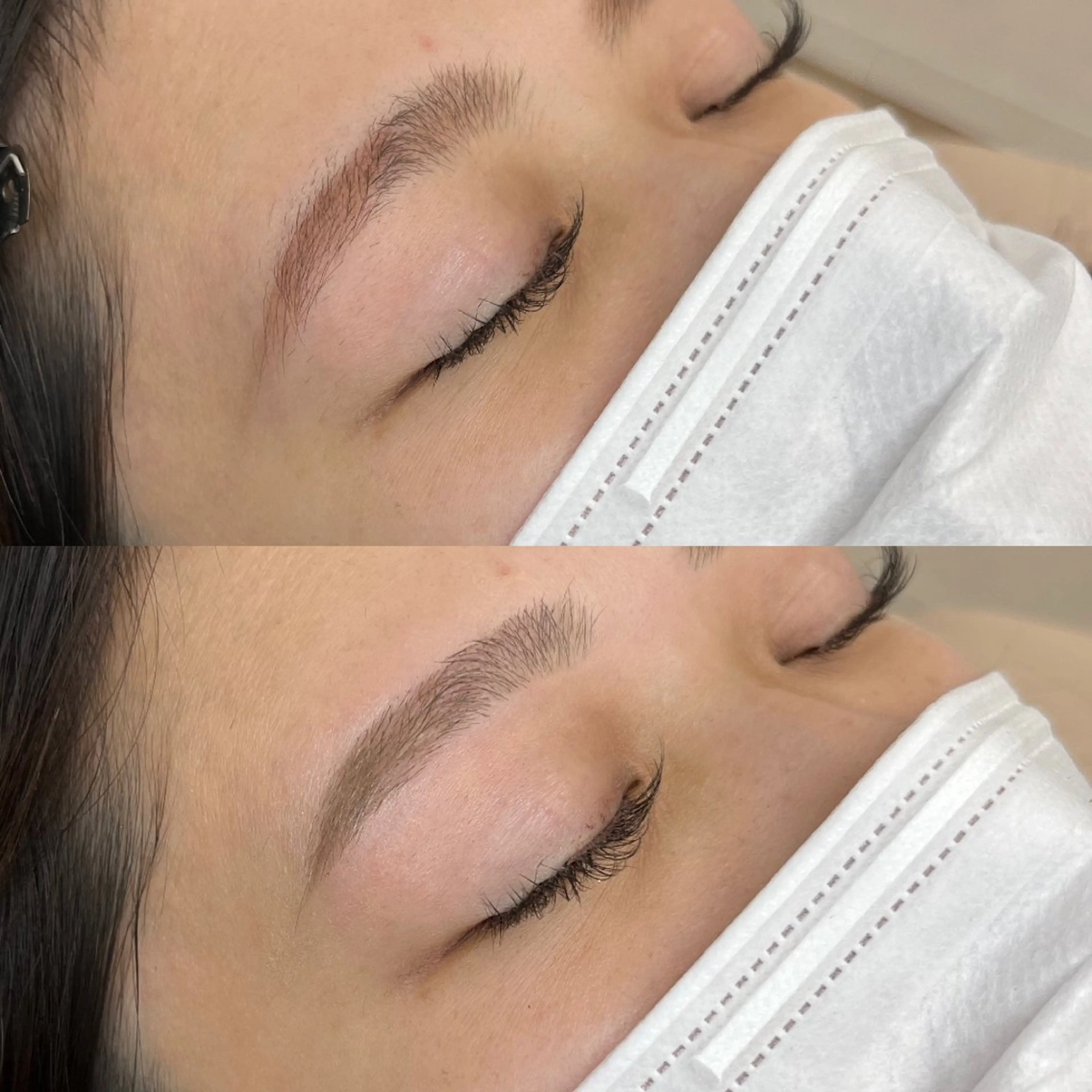 美眉スタイリング（アイブロウメイク込み）の写真