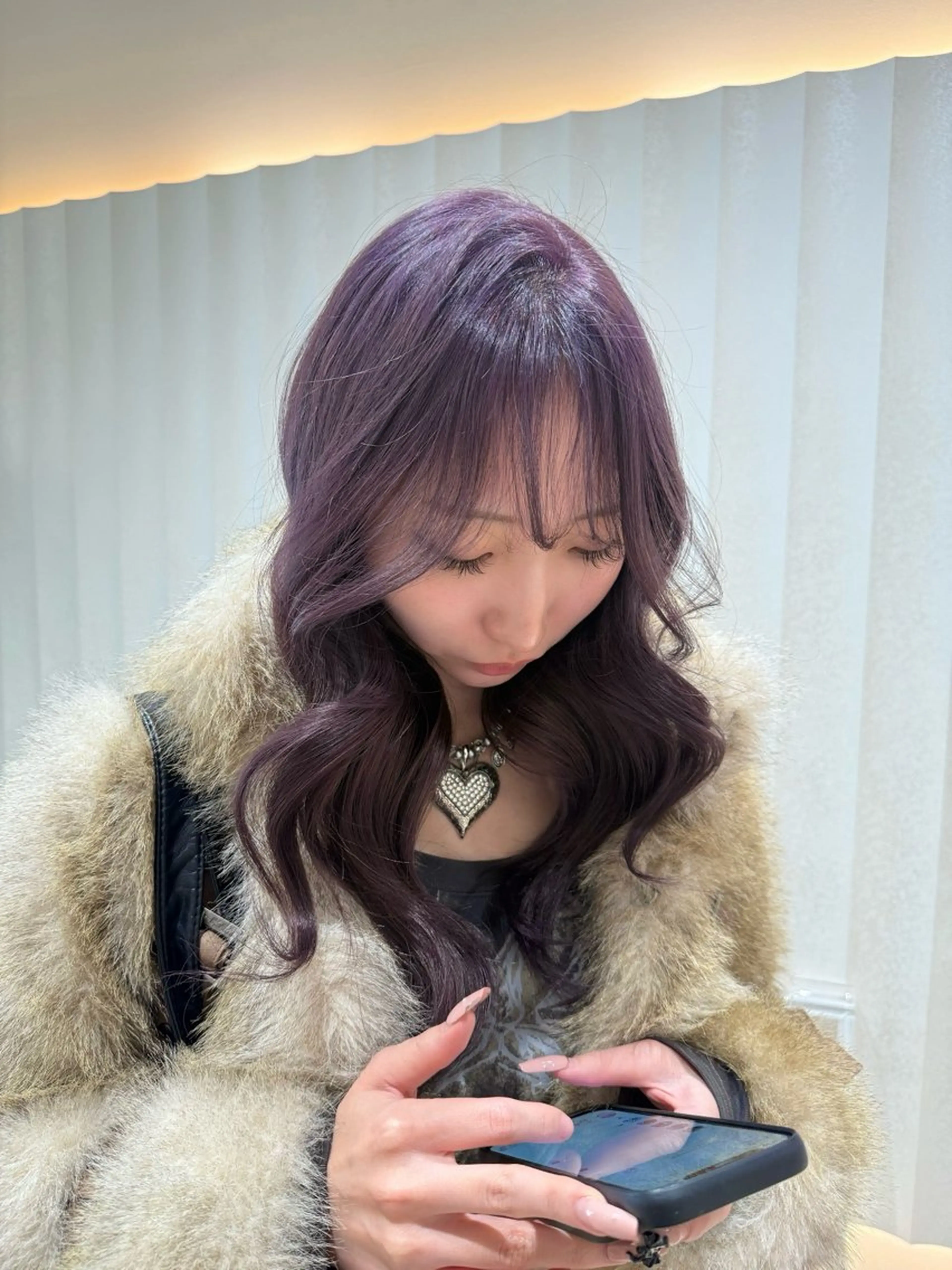 セミロング ヘアカラー トリートメント 💖艶髪/韓国ヘア 💖asukaのヘアスタイル
