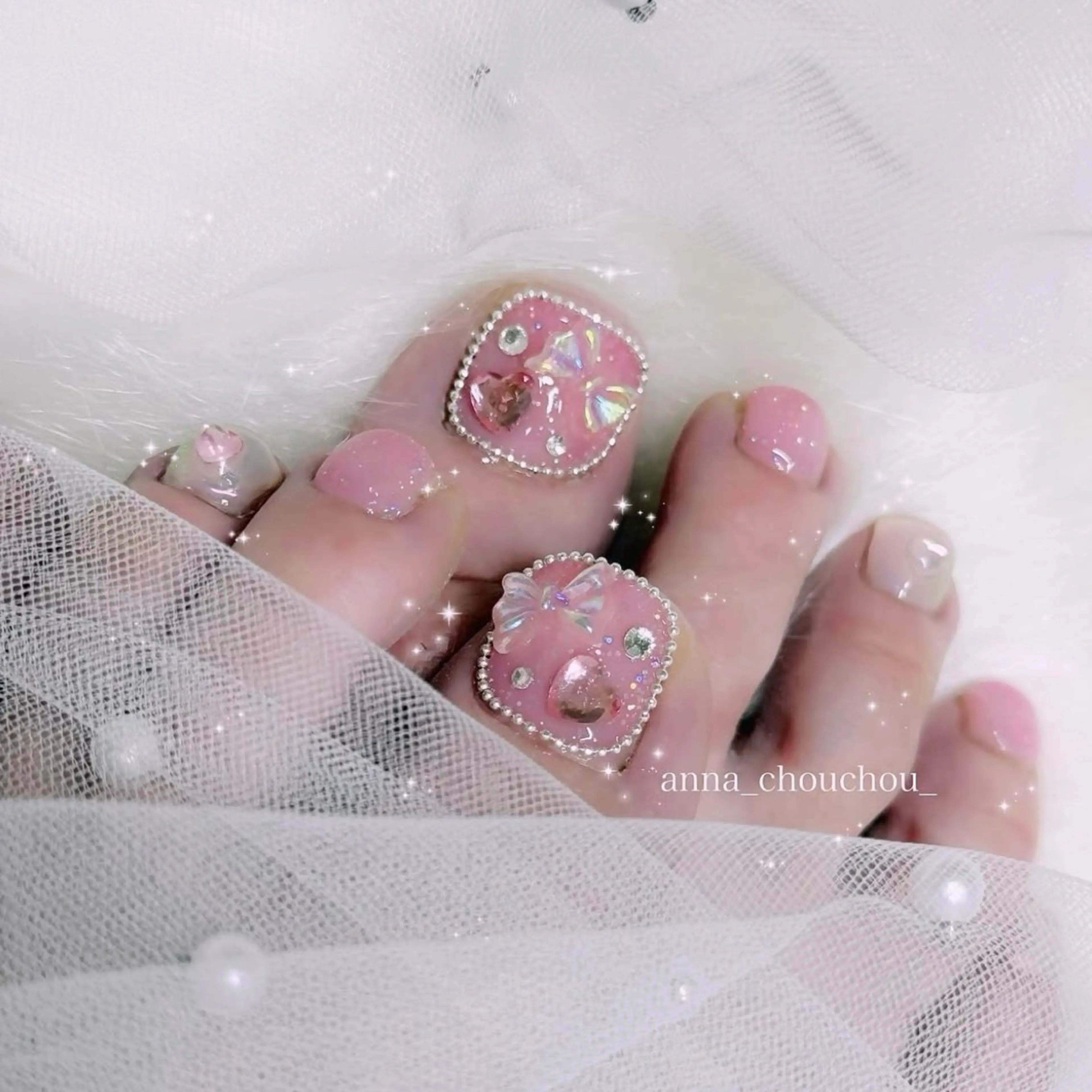 ネイル フットネイル Anna Sano⭐️のネイルデザイン