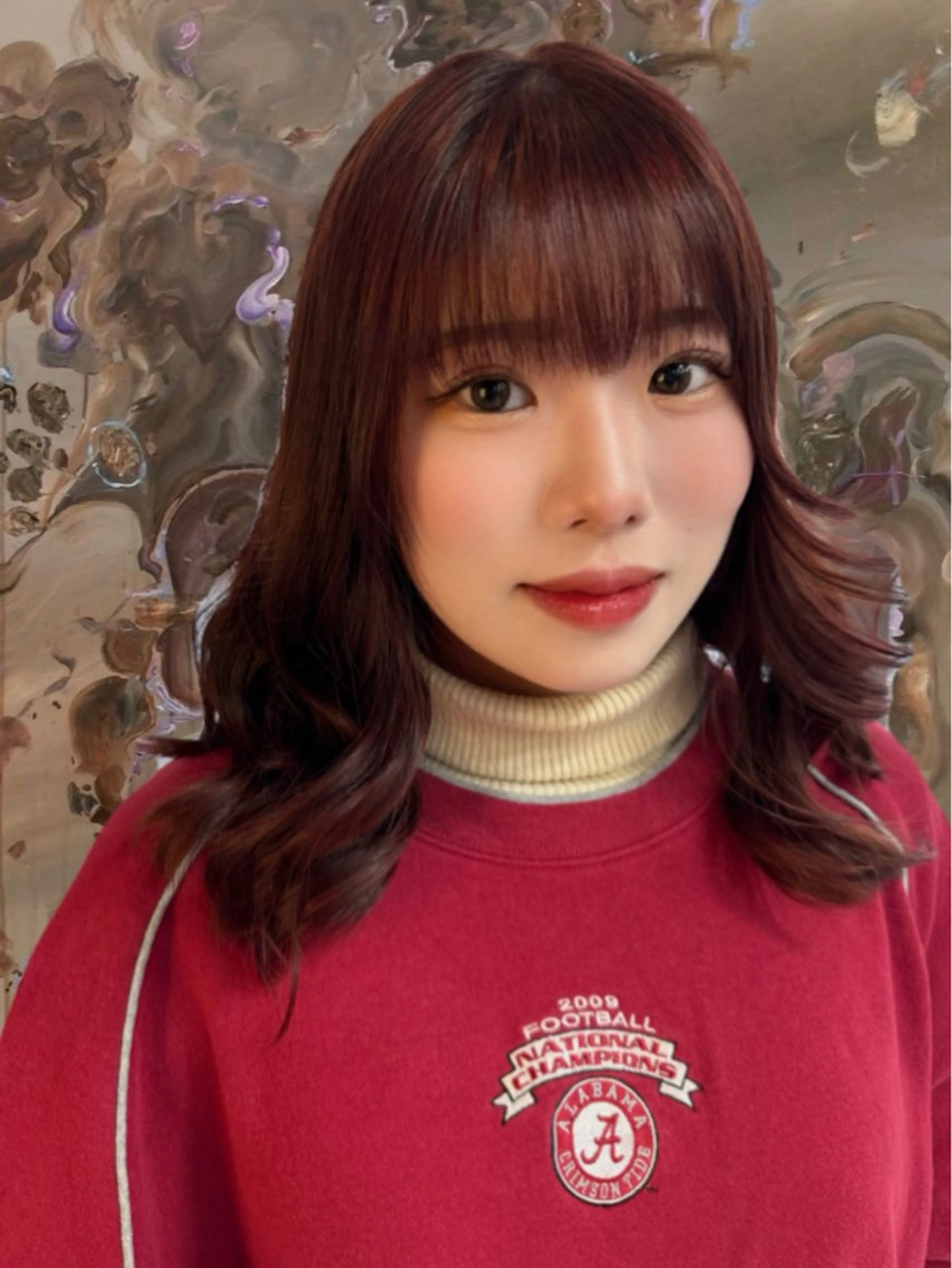 【anri指名限定】ブリーチなしダブルカラー➕2stepトリートメント🧣🤎の写真