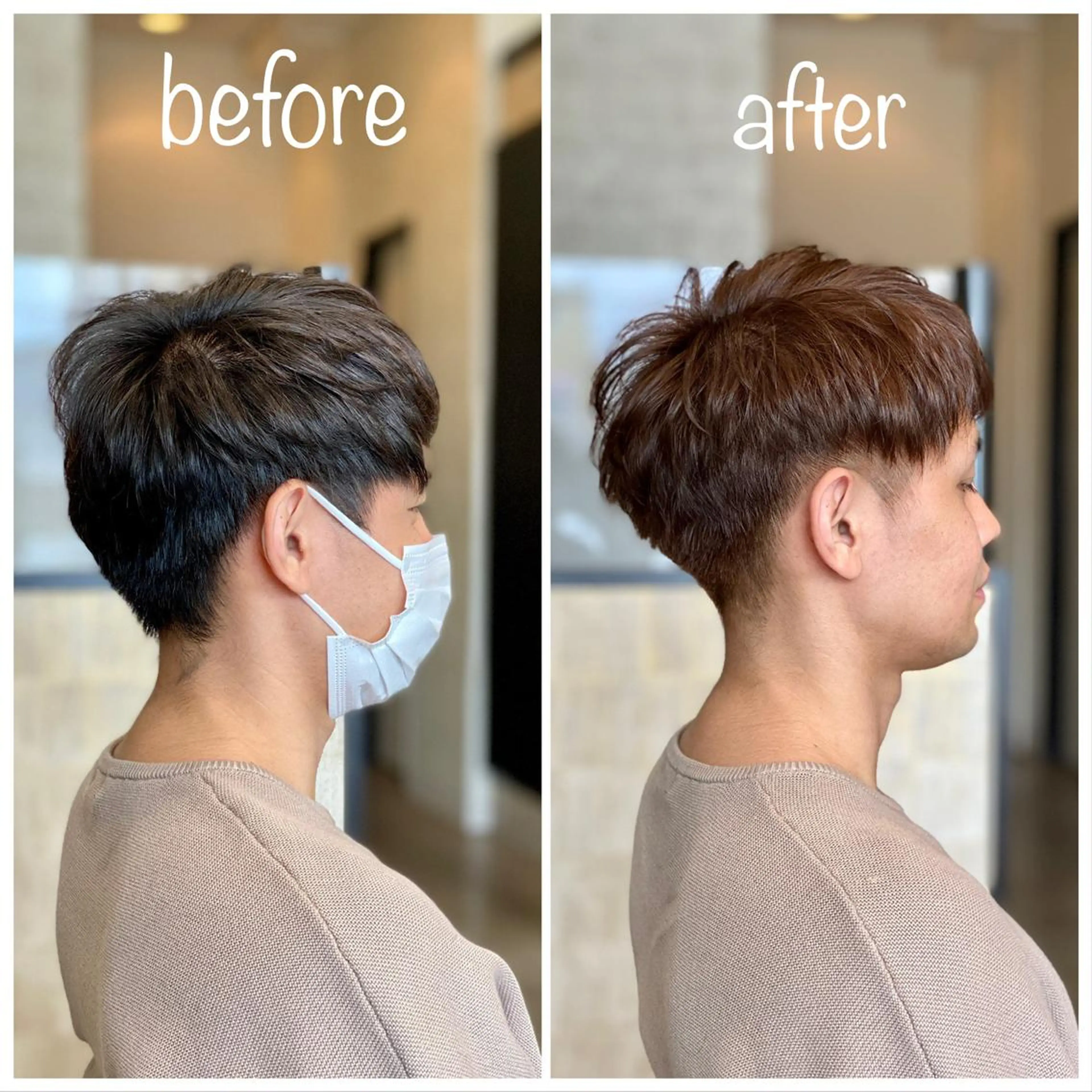 『男性限定』カット+フルカラー+薬剤除去TRの写真