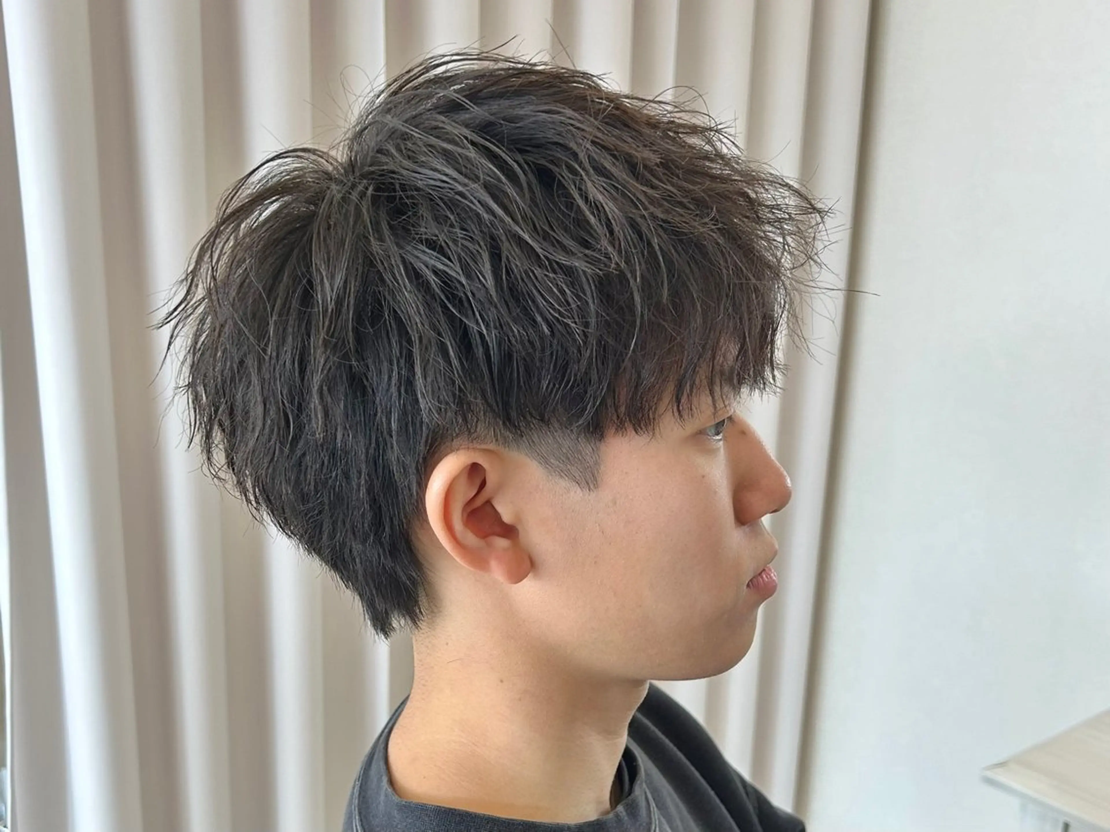 パーマ メンズ 千明 大輝のヘアスタイル