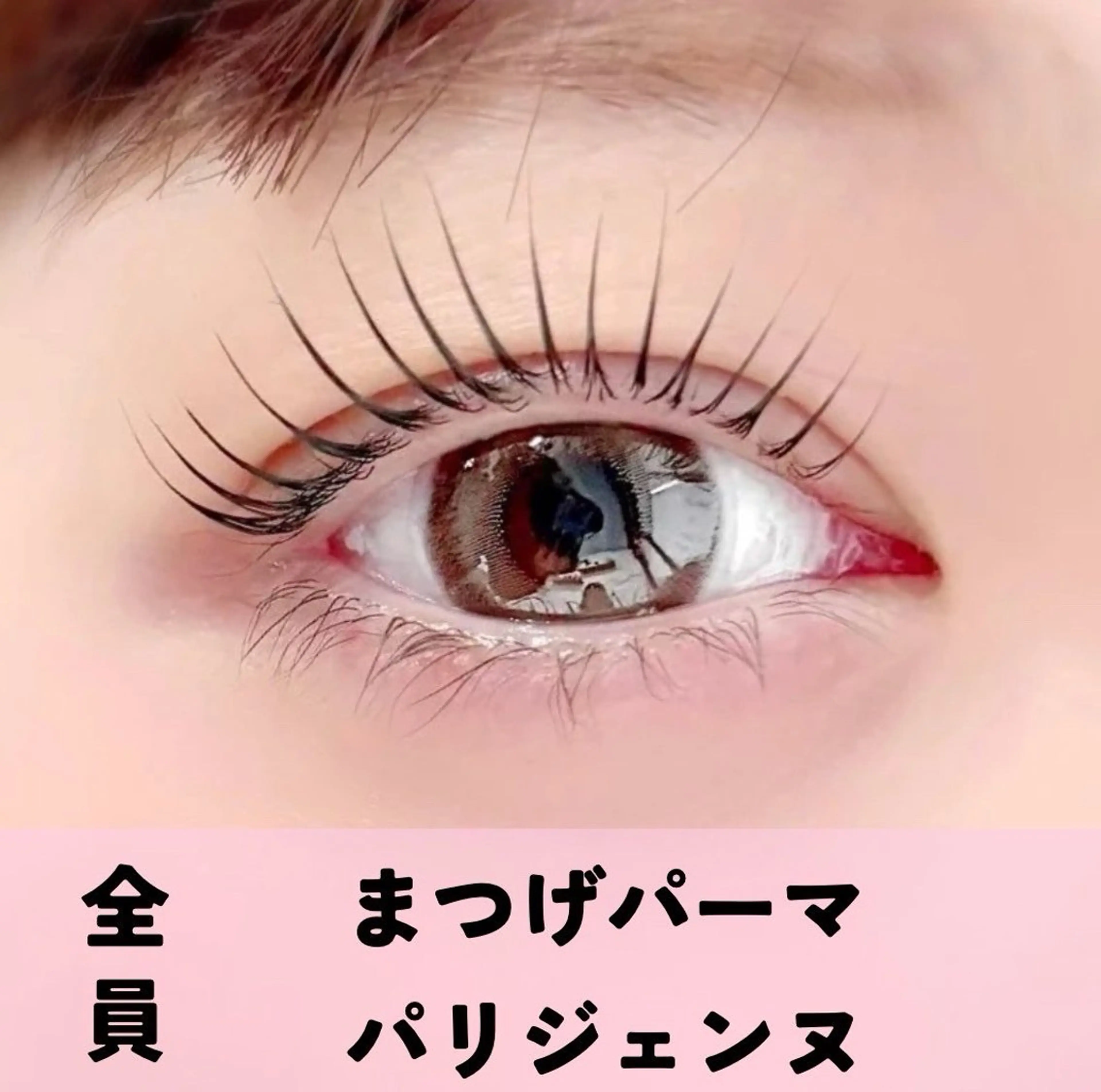 似合わせまつげパーマorパリジェンヌ《まつ毛ケアアイシャンプー付★》(90分)の写真