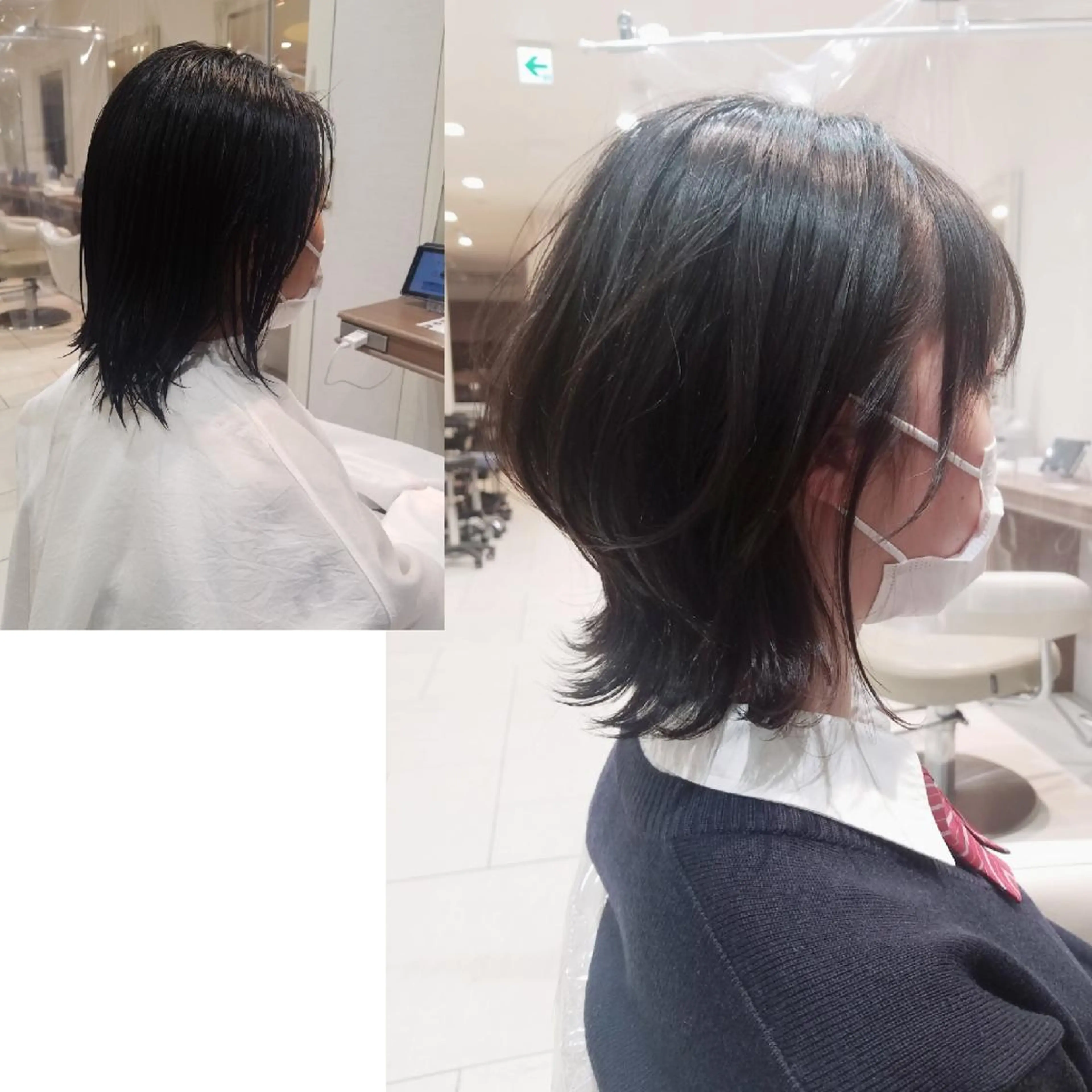 ミディアム ウルフカット 村岡【店長】 【骨格矯正ショート】のヘアスタイル