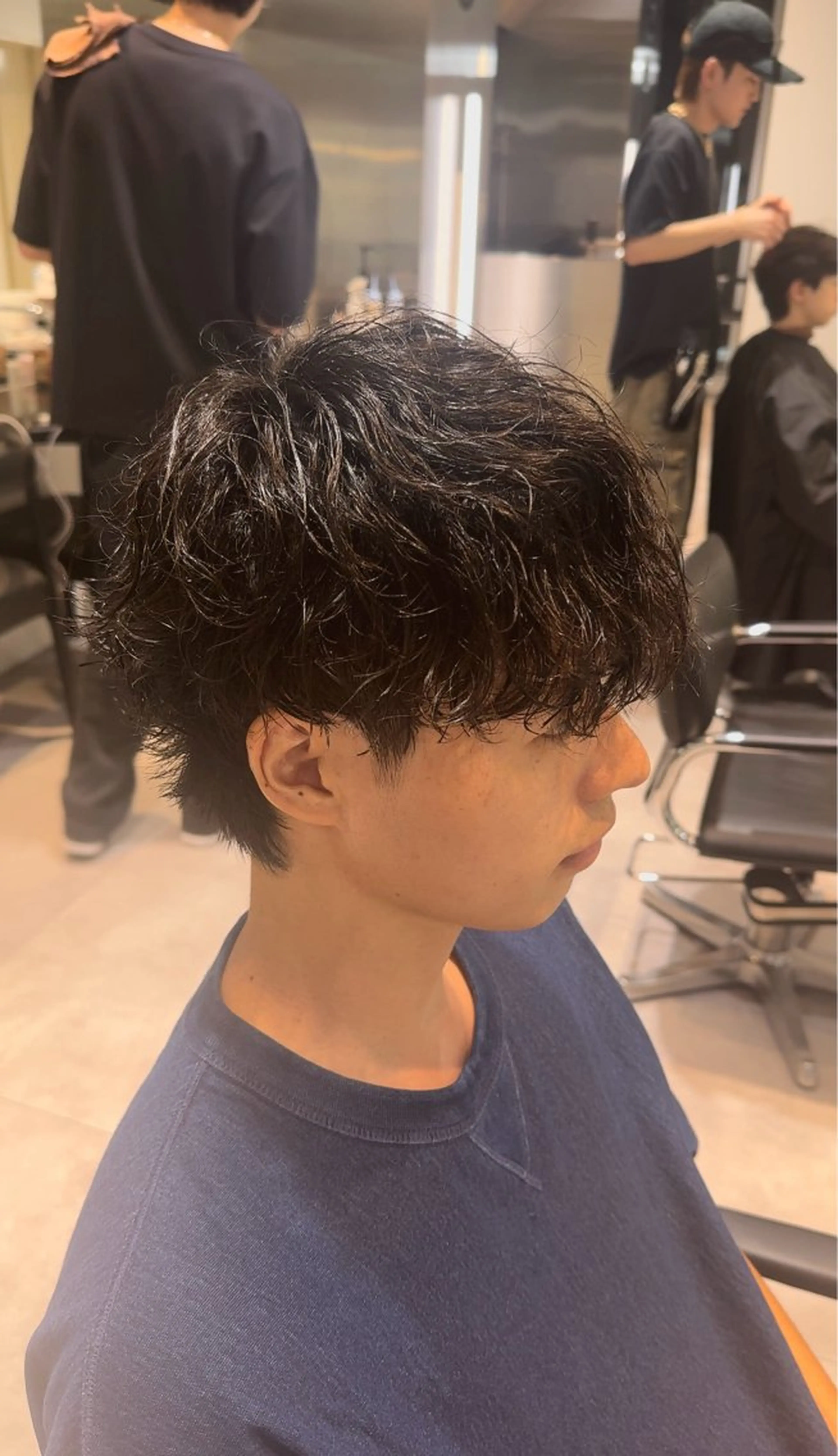 ショート パーマ ツイストスパイラルパーマ スパイラルパーマ 似合わせパーマ🔥 河浪 大智のヘアスタイル