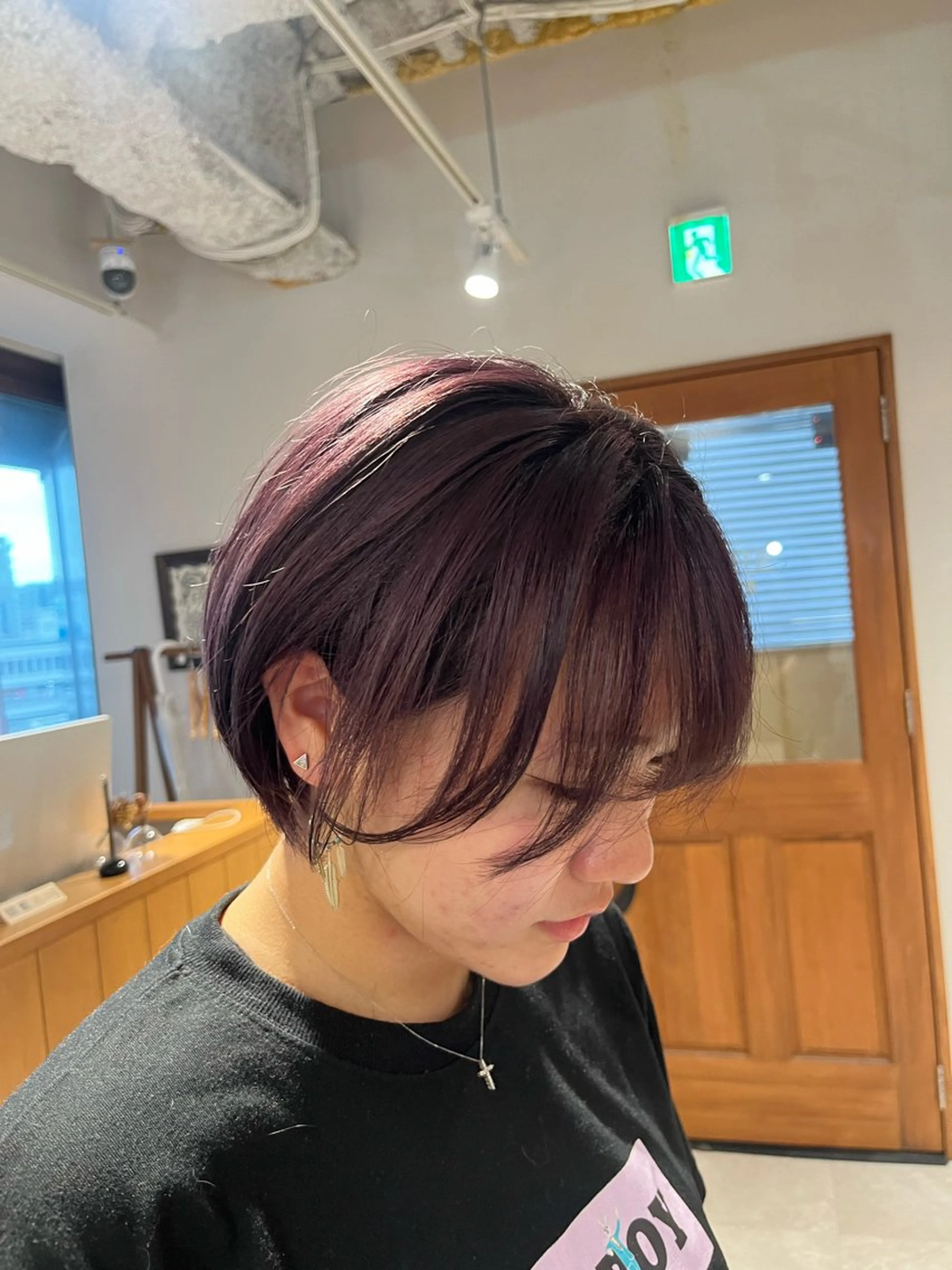 ショート カラー 岡本 太陽☀️のヘアスタイル