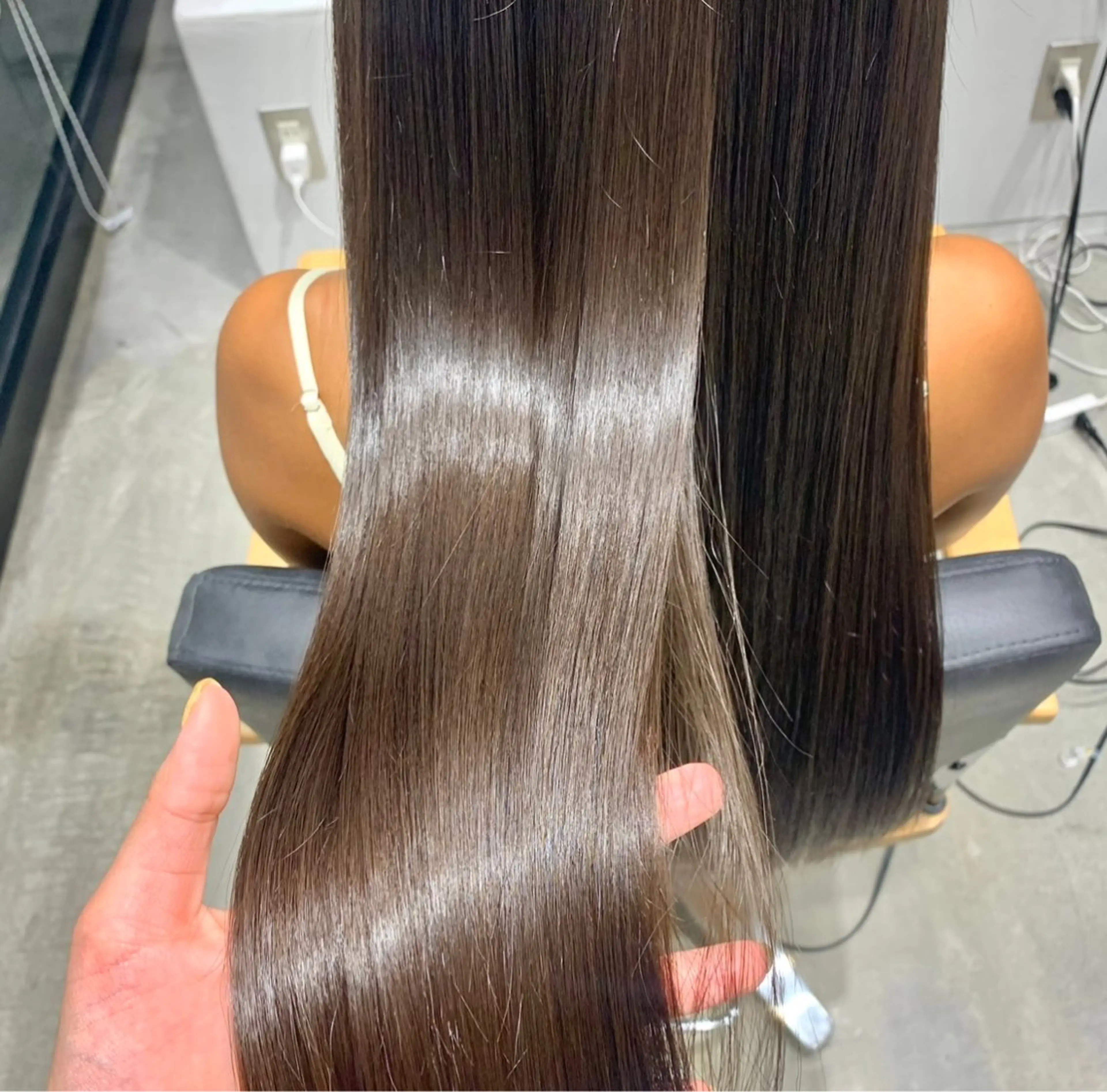 ロング カラー カット ヘアカラー トリートメント ボブ/美髪矯正 /佐藤　奈巳のヘアスタイル