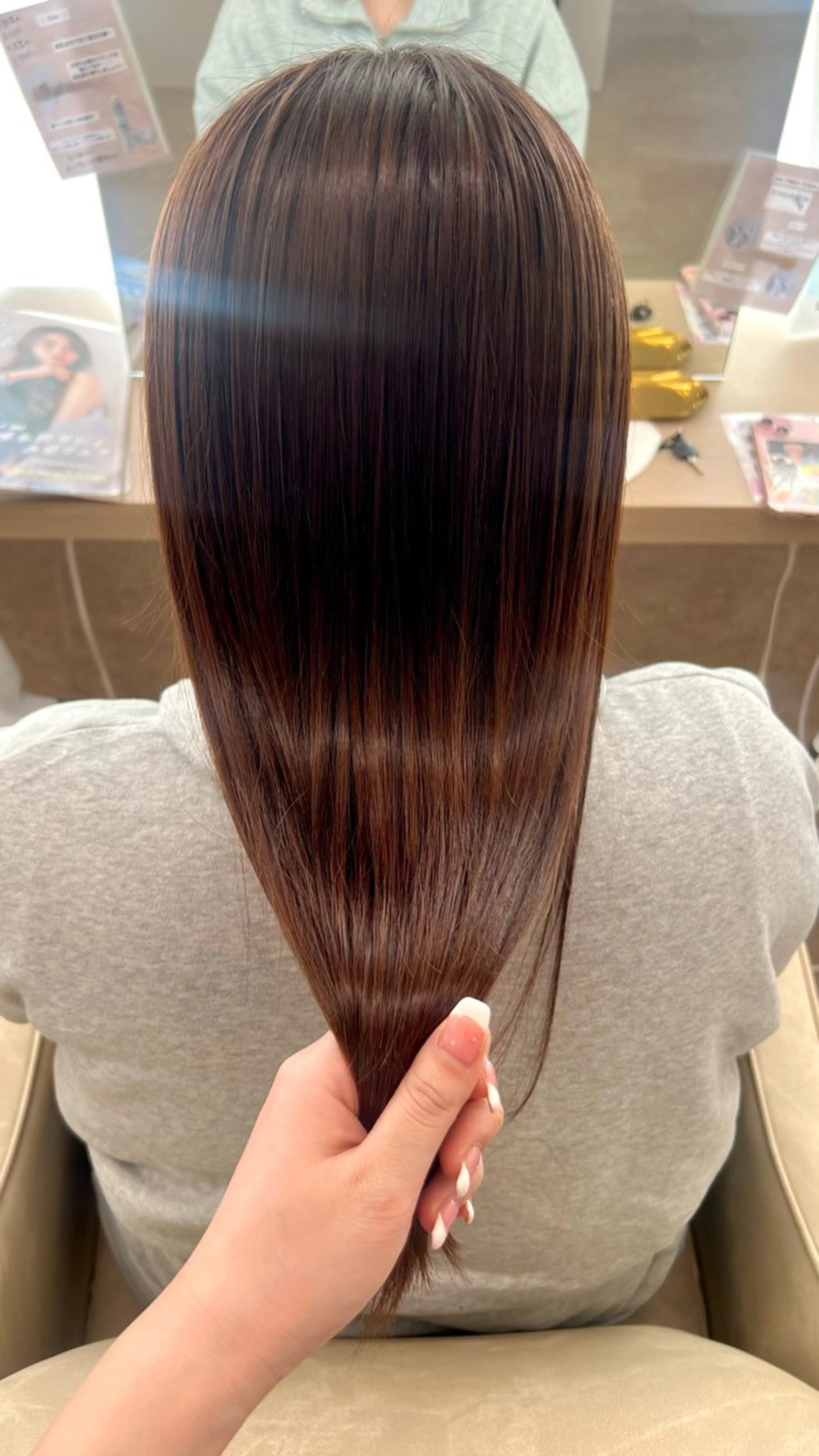 ロング カラー ヘアカラー 山下 稚葉 艶髪/透明感カラーのヘアスタイル