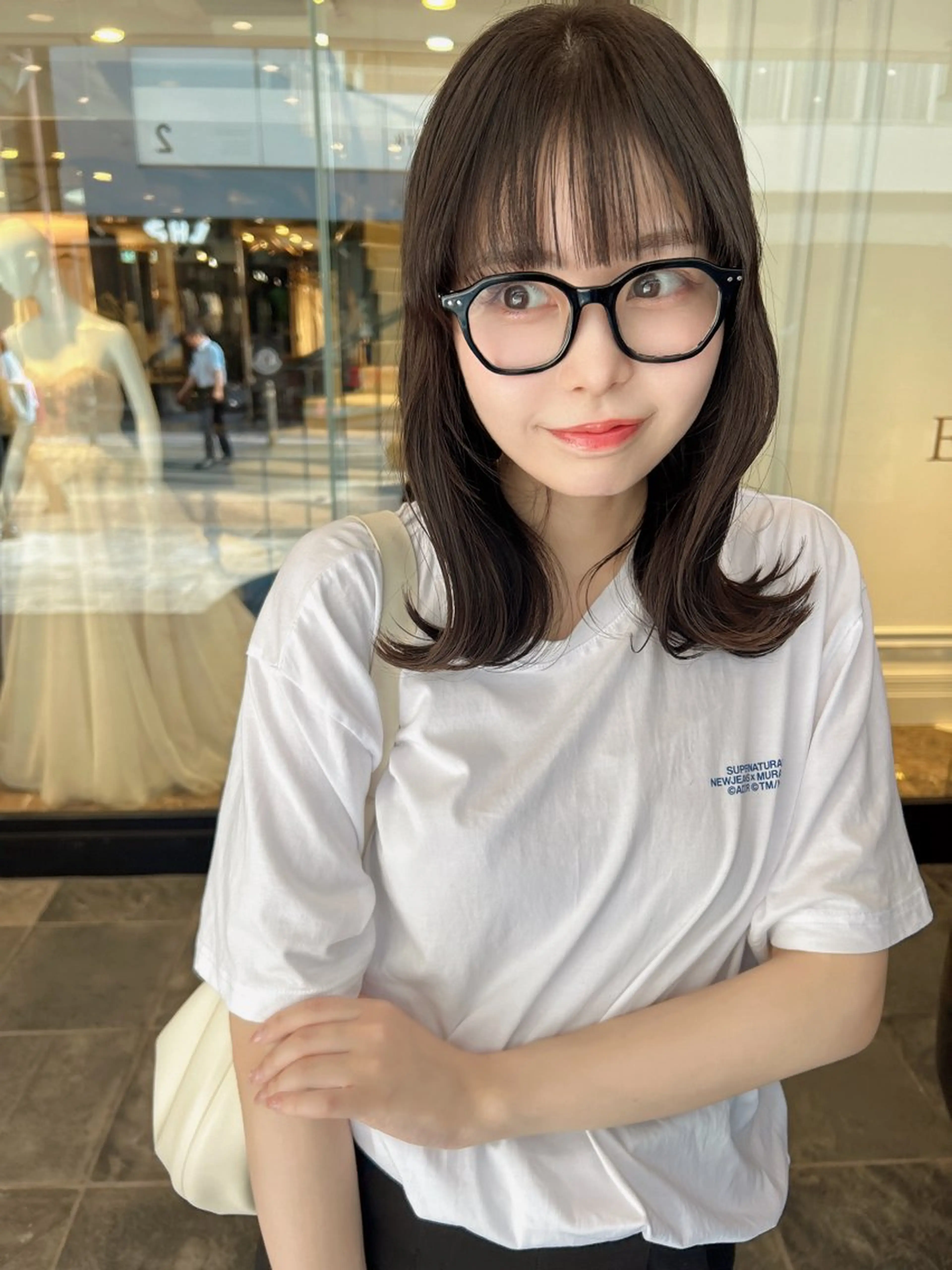 セミロング カラー カット ヘアカラー トリートメント 髪質改善will hairdesignのヘアスタイル