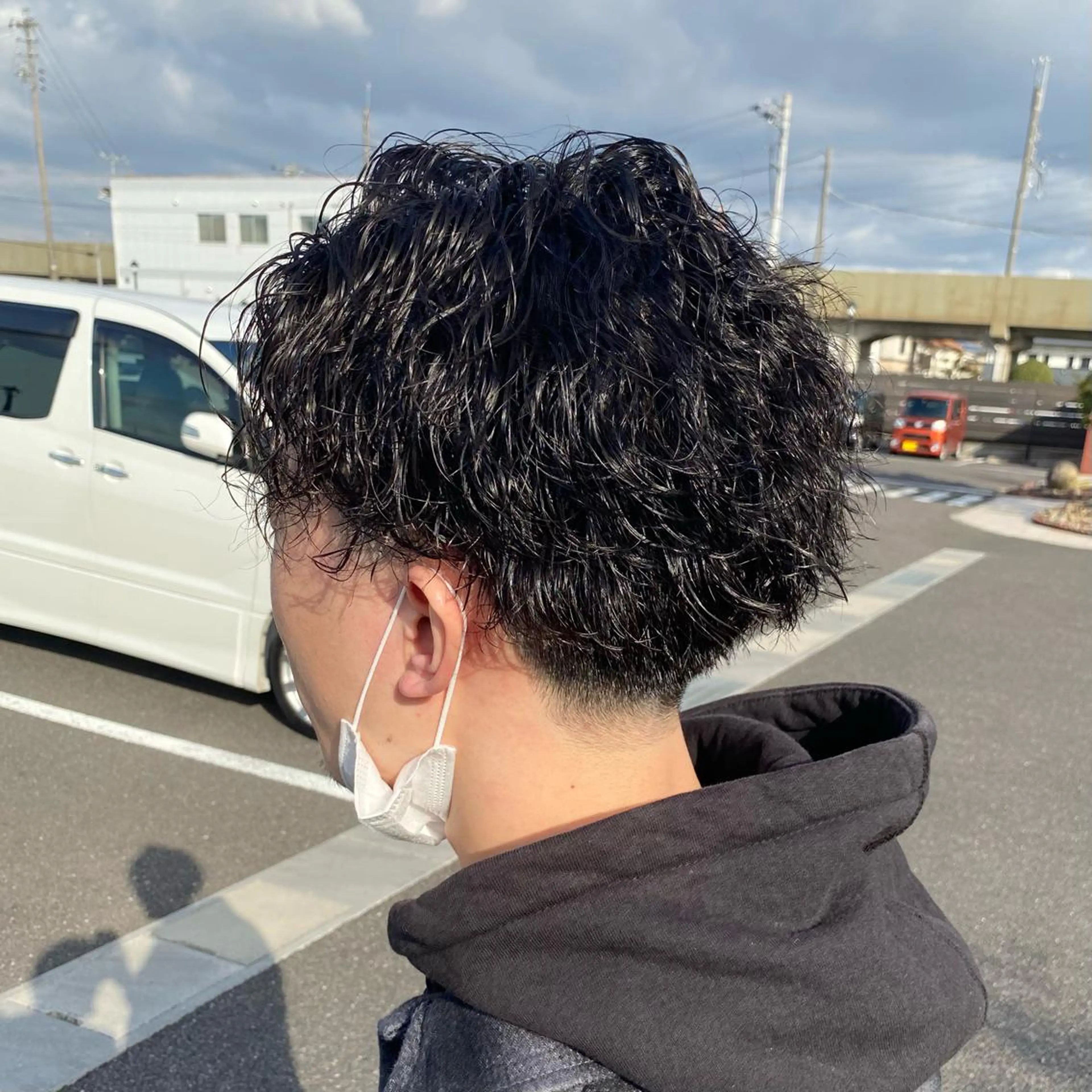 パーマ メンズ メンズパーマ ツイストスパイラルパーマ スパイラルパーマ 山根 賢樹のヘアスタイル