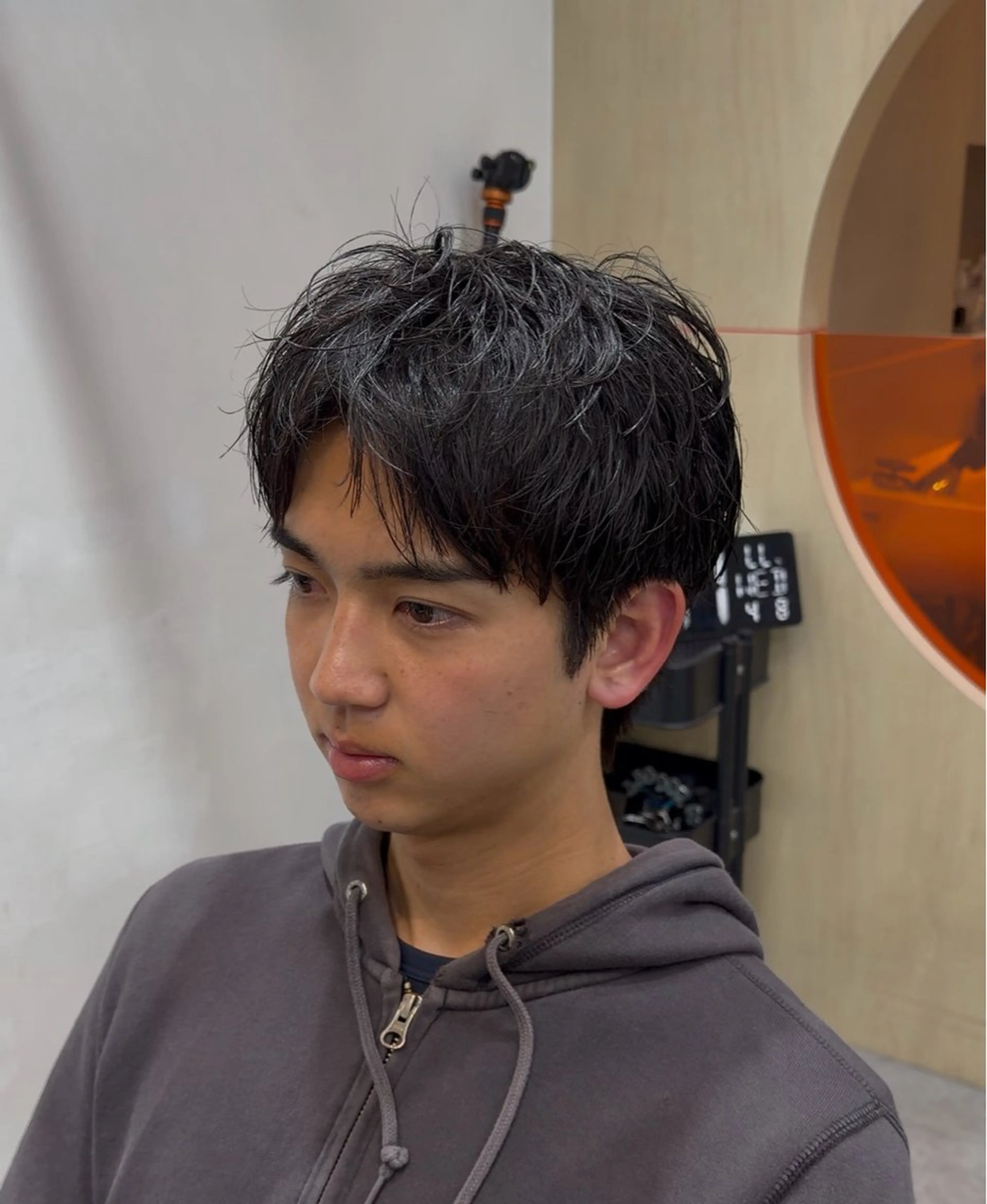 ショート メンズ カット fifth 菅崎愛斗のヘアスタイル