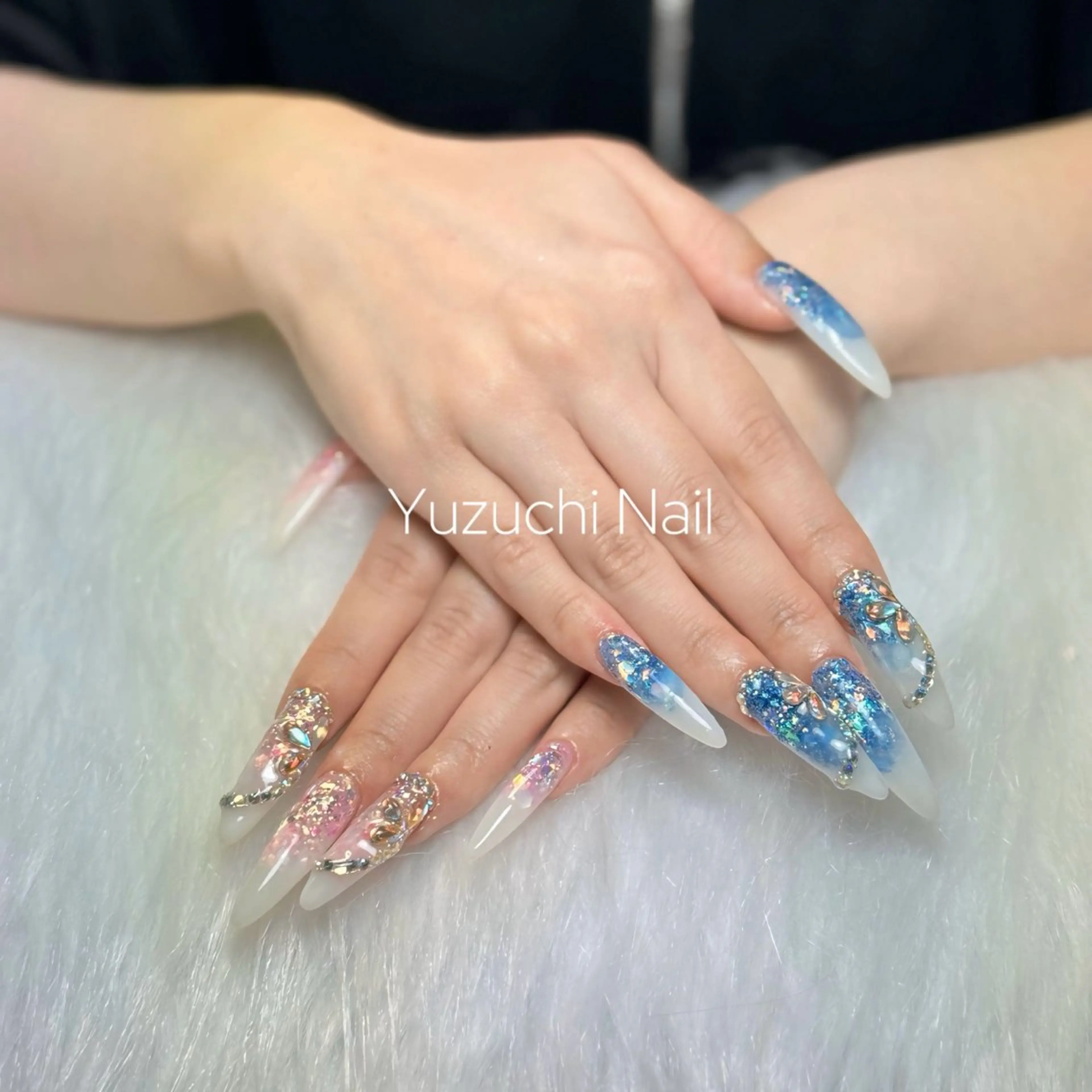ネイル フットネイル 夏ネイル ワンホンネイル ハンドネイル ハンドケア Yuzuchi Nailのネイルデザイン
