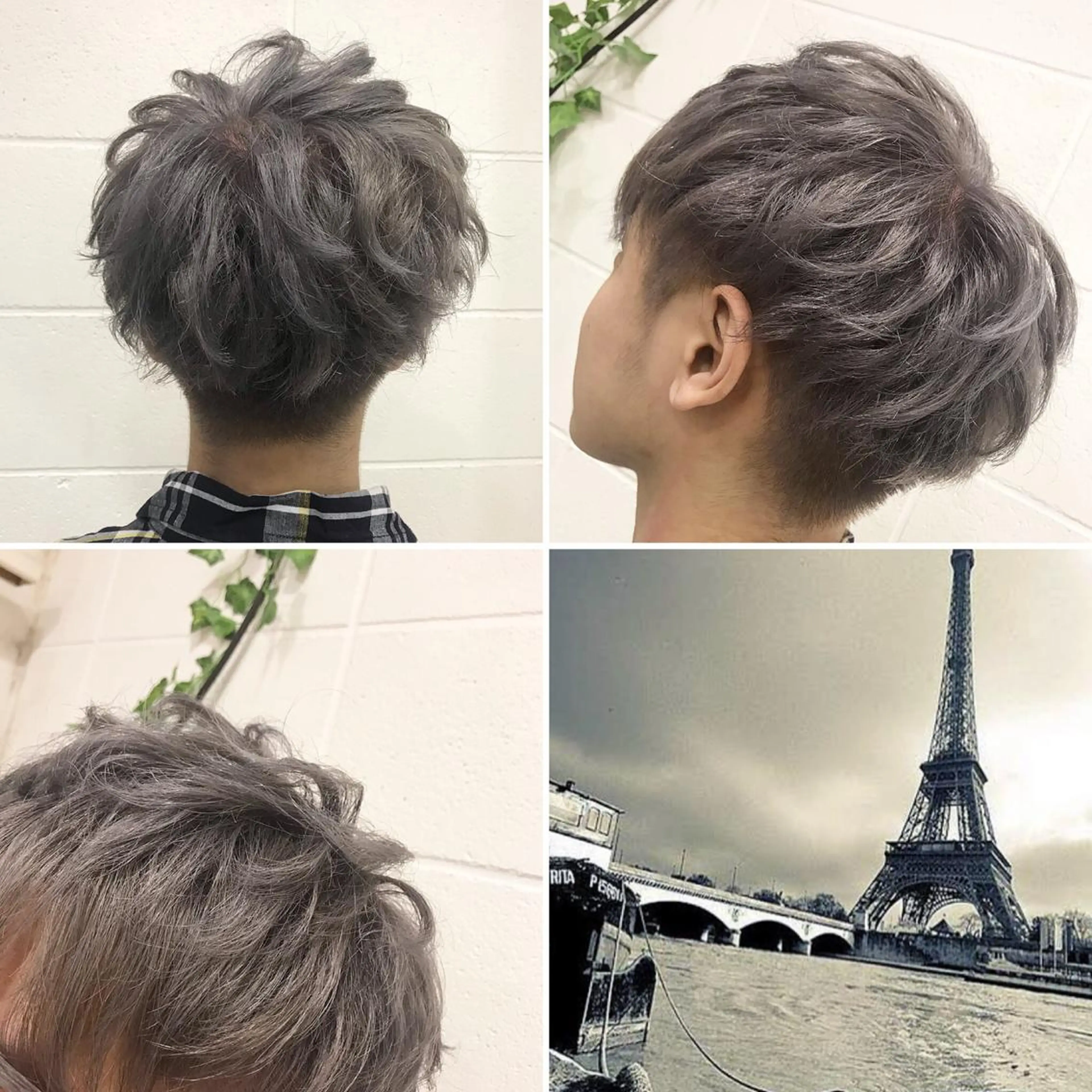 ショート カラー メンズ ヘアカラー トリートメント 🌈推し色派手髪 ハイトーンShinのヘアスタイル