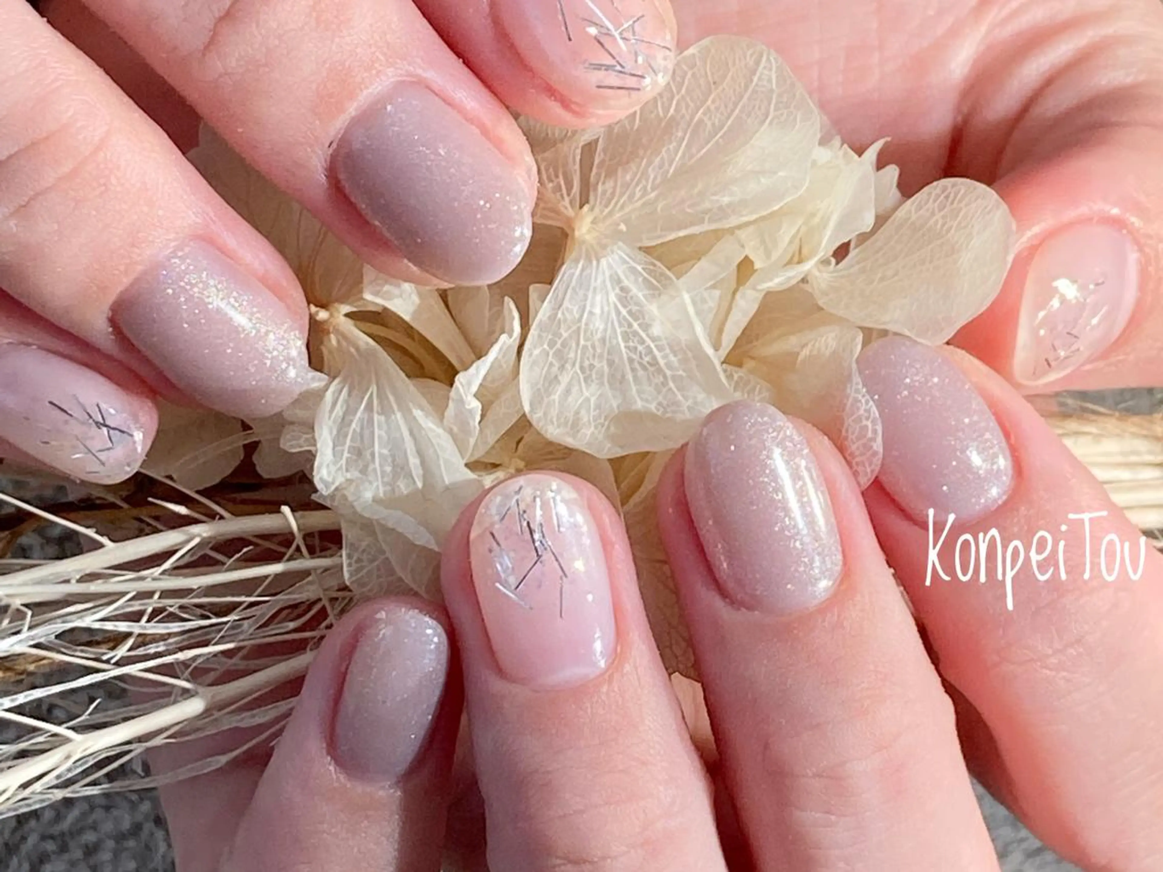 ネイル オフィスネイル ブライダルネイル ハンドネイル おうちのネイルサロン KonpeiTouのネイルデザイン