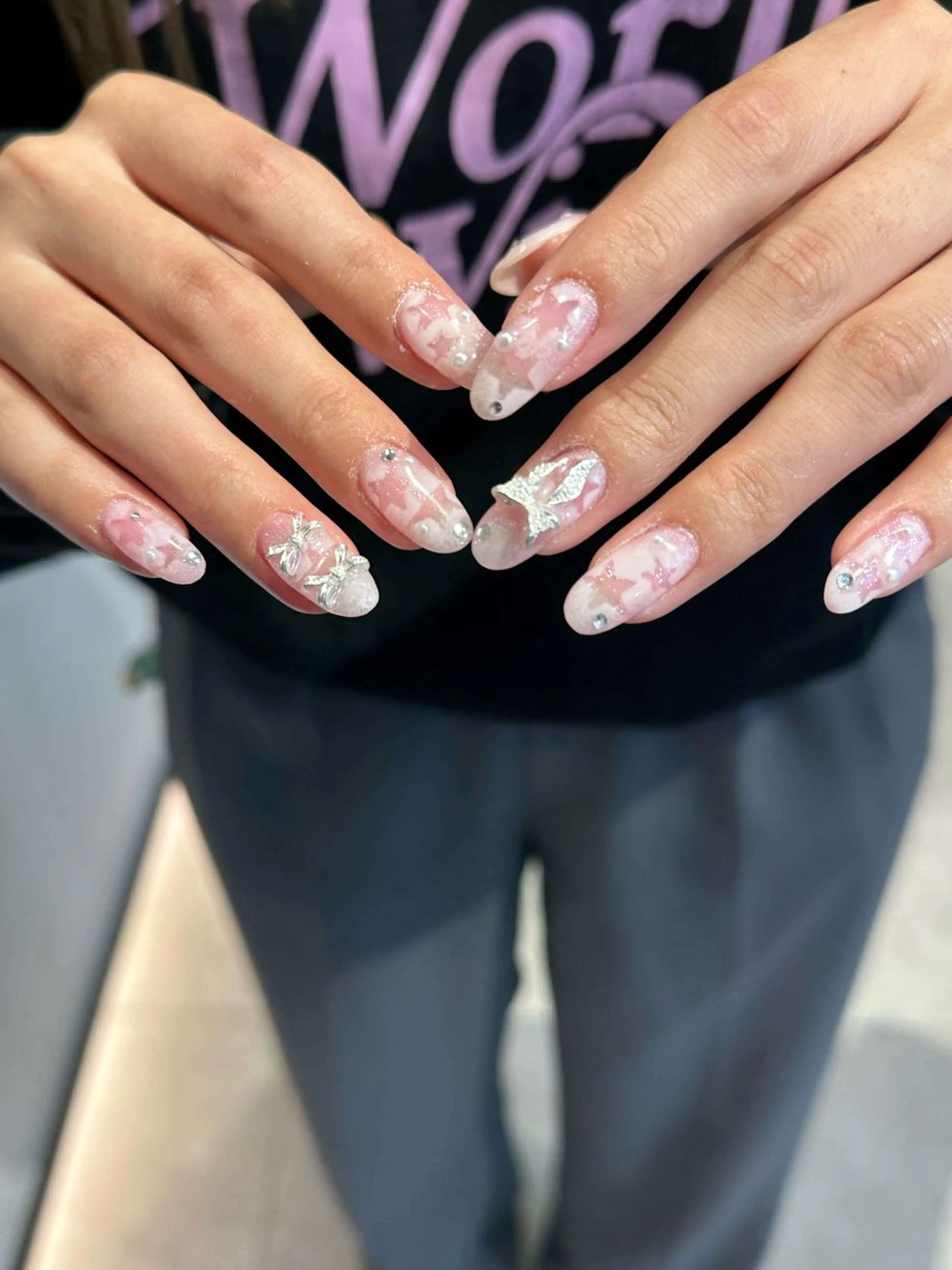 ネイル ハイトーン特化 pepe🎀のヘアスタイル