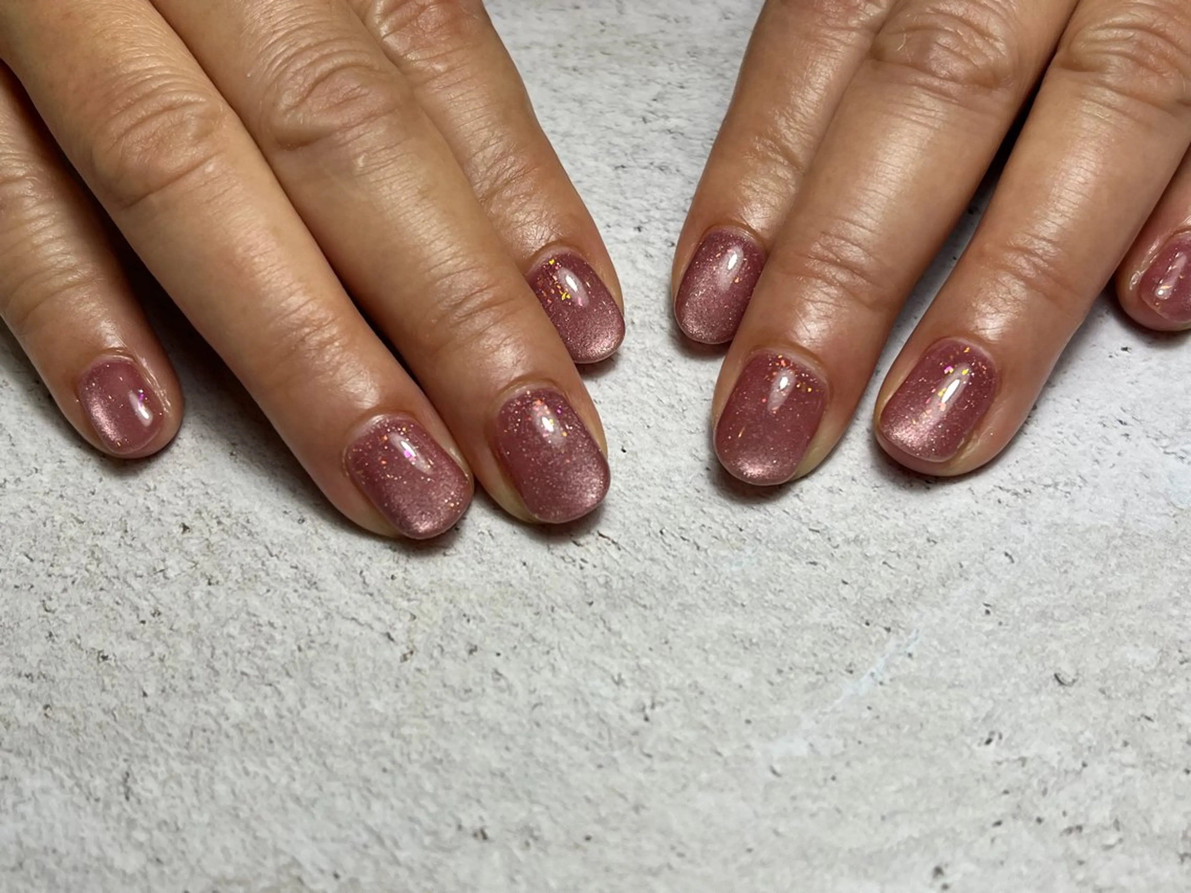 ネイル マグネットネイル マグネットワンカラー ワンカラーネイル Mano Nailのネイルデザイン