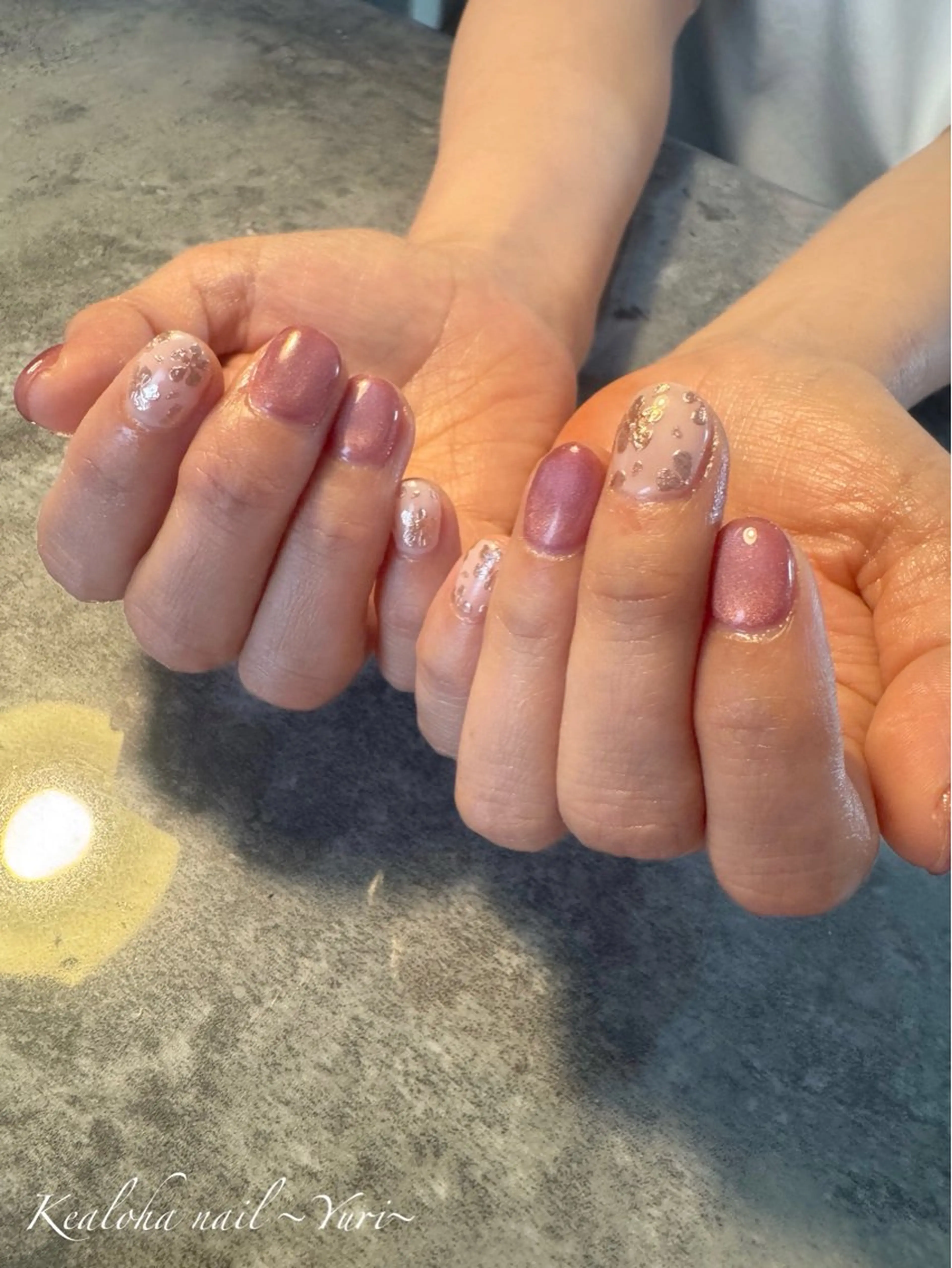 ネイル アートネイル Kealoha nail所属・西村 ゆりのネイルデザイン