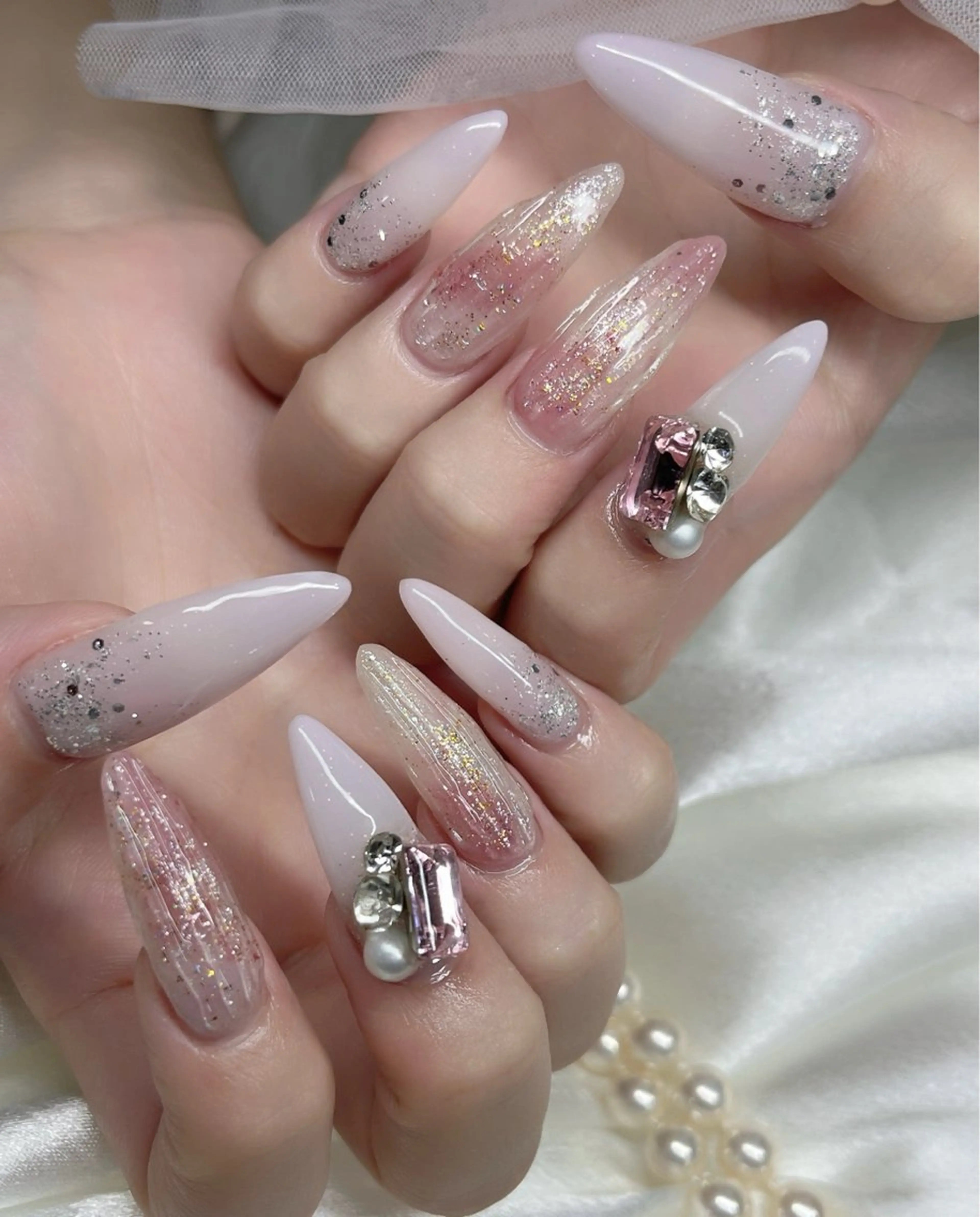 ネイル ロングネイル ハンドネイル YOLO NAILのネイルデザイン