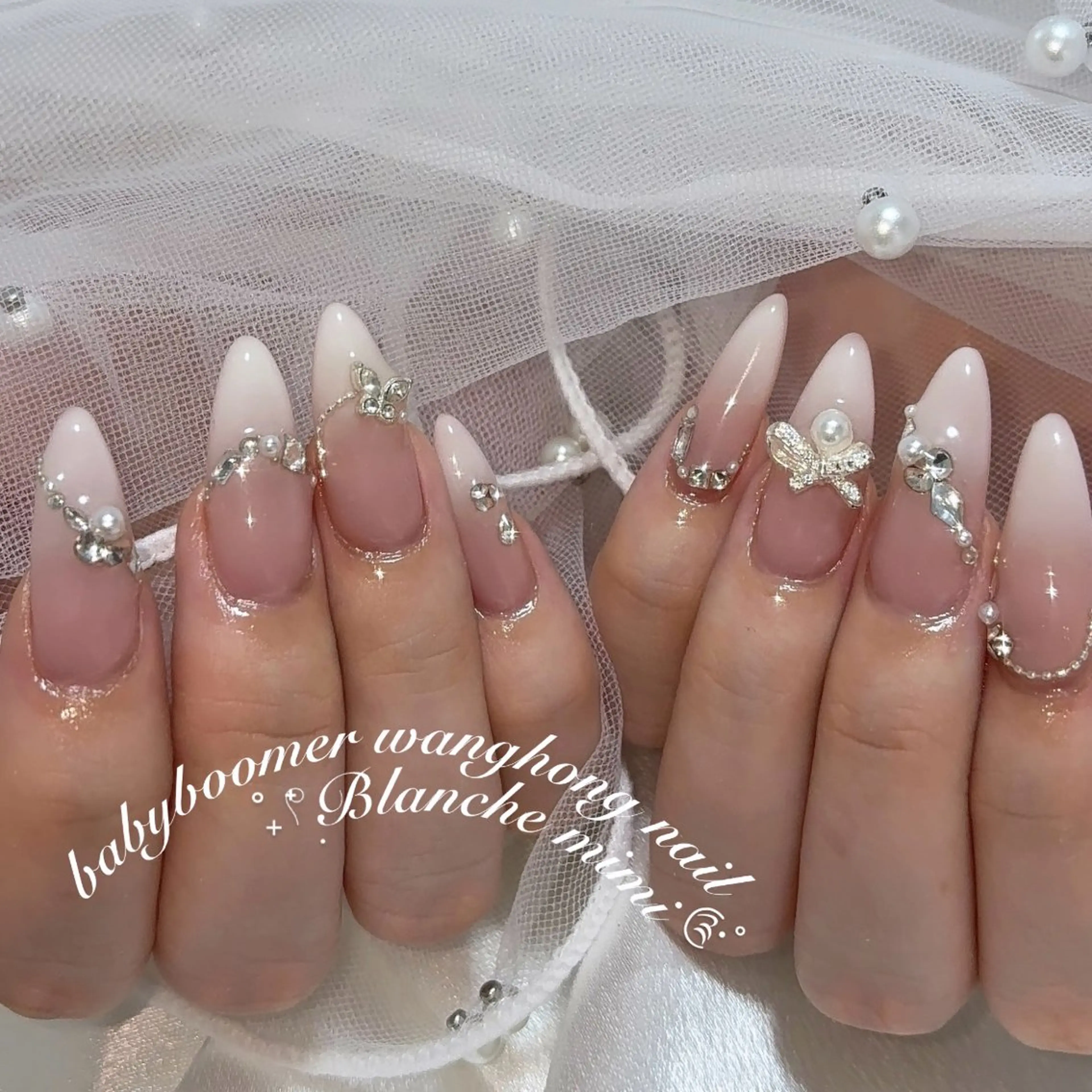 ネイル ハンドネイル Blanche mimi.u_aのネイルデザイン