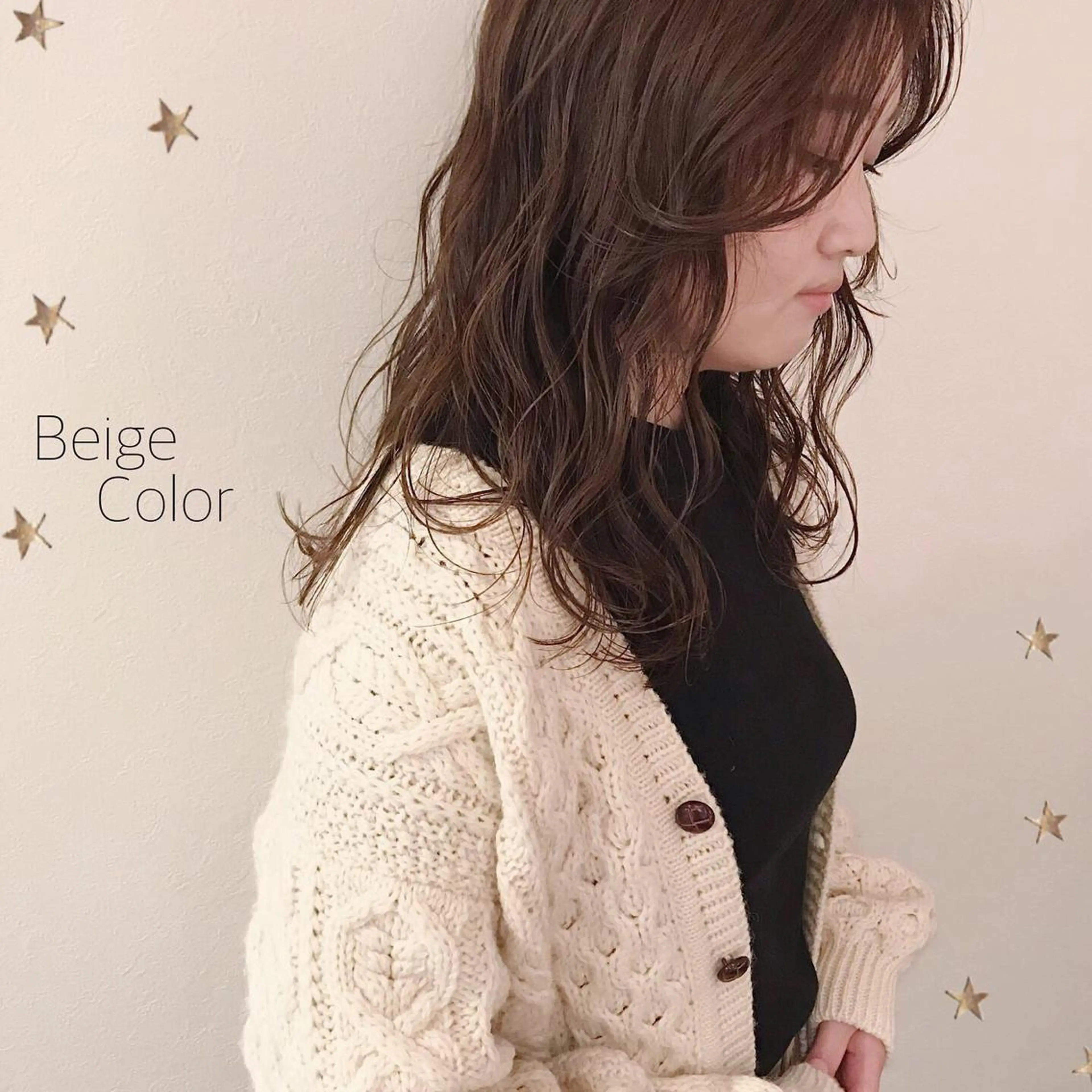 ロング カラー 市川 千夏のヘアスタイル