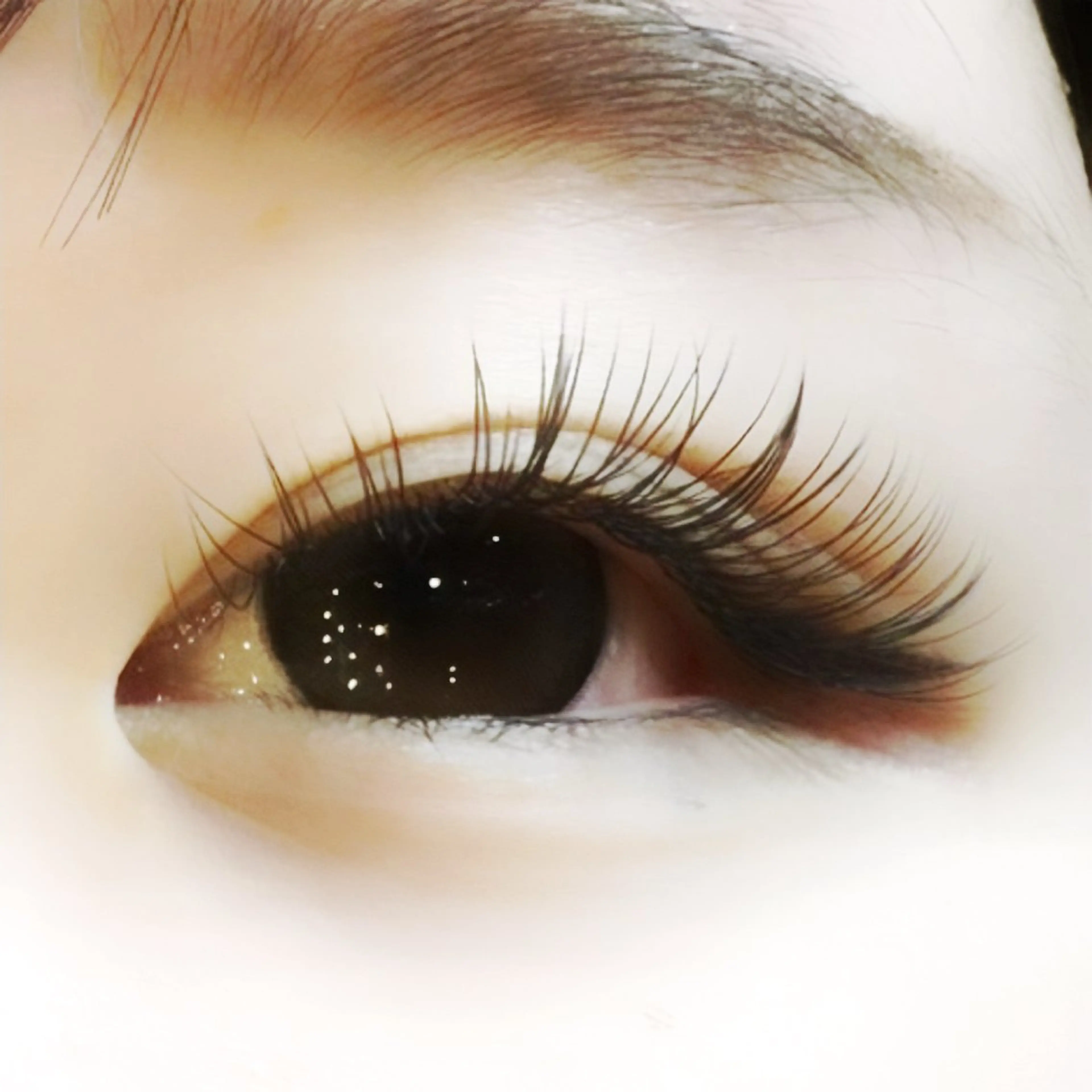 マツエク・マツパ 付け放題 フラットラッシュ ノーファンデの樹所属・宇治 名帆子のマツエク・マツパデザイン