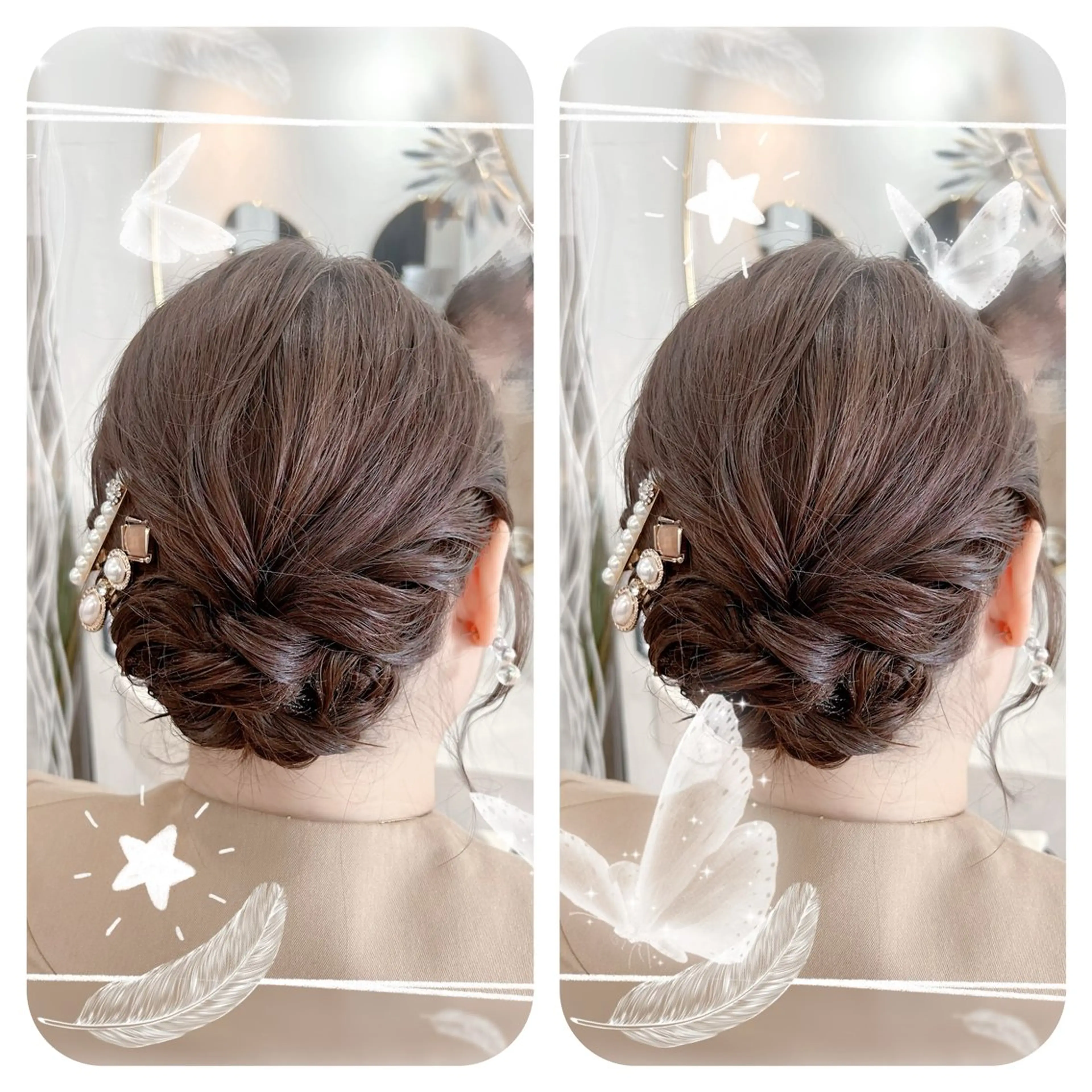 ミディアム ヘアアレンジ ヘアセット 🫧そあん🫧大宮 カットモデル様募集中のヘアスタイル