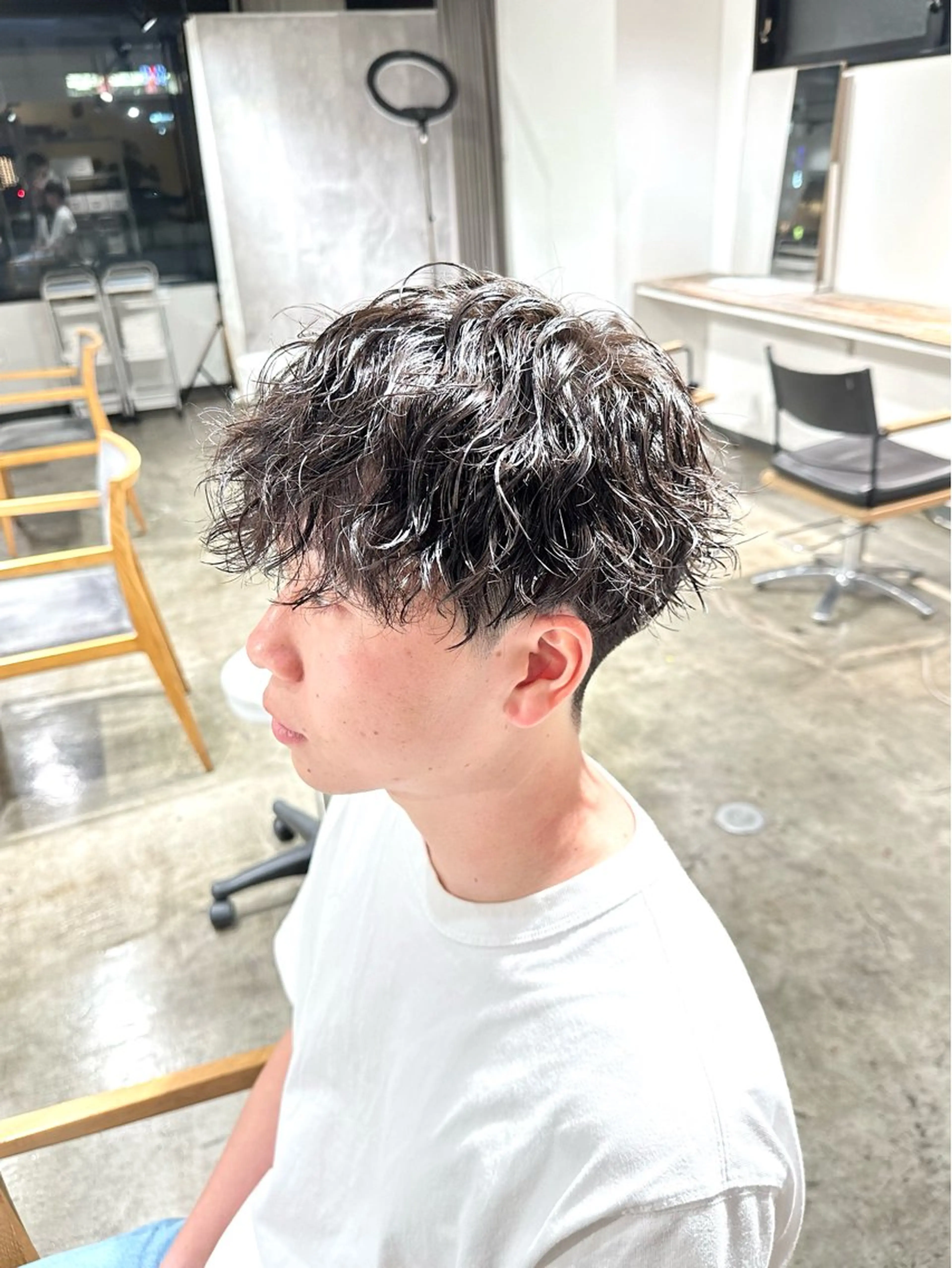メンズ マッシュ メンズパーマ カット ヘアカラー パーマ トリートメント 骨格補正施術/メンズ 専門美容師/YUYAのヘアスタイル