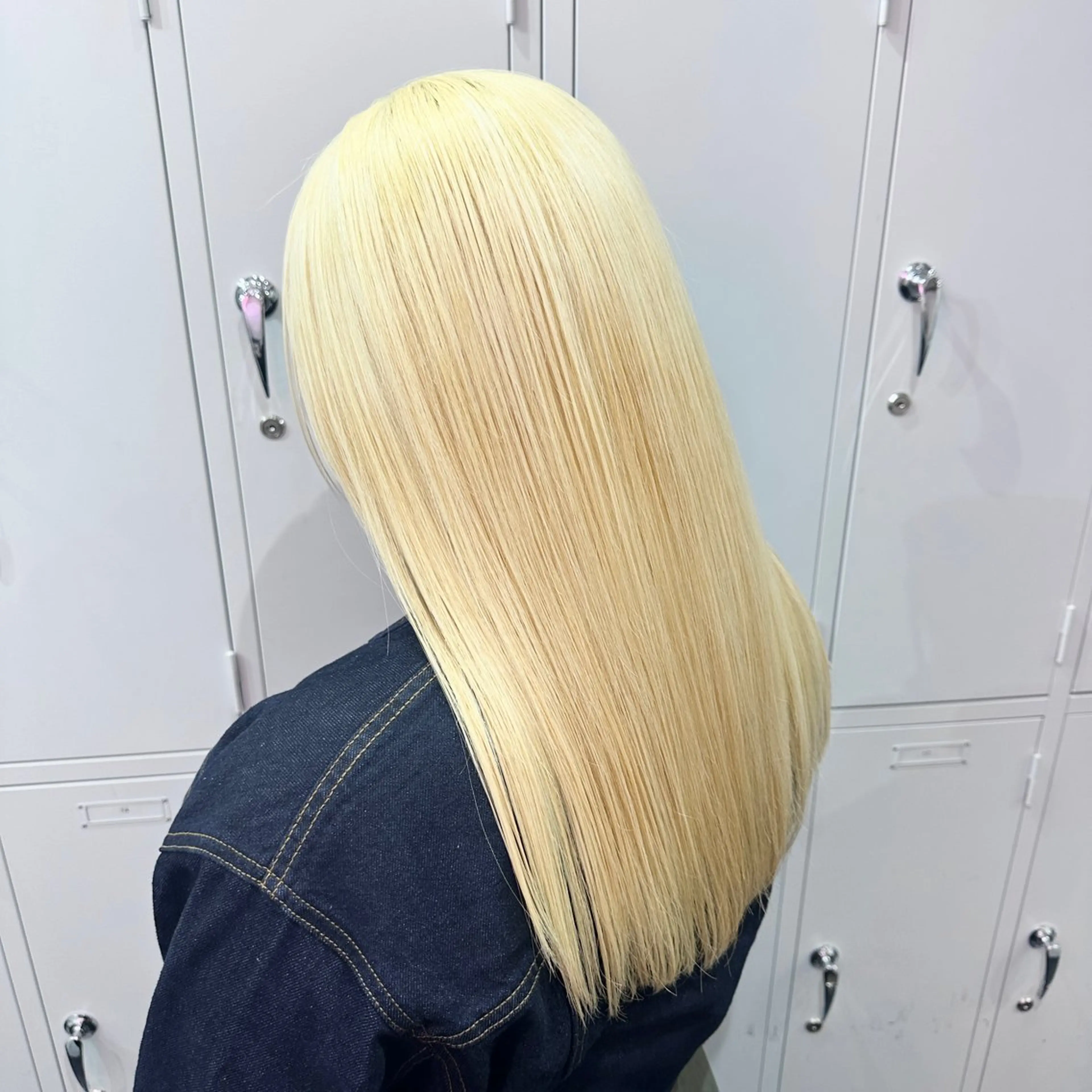 ロング カラー ヘアカラー トリートメント ハイトーン/ウルフ /エクステ/ましろのヘアスタイル