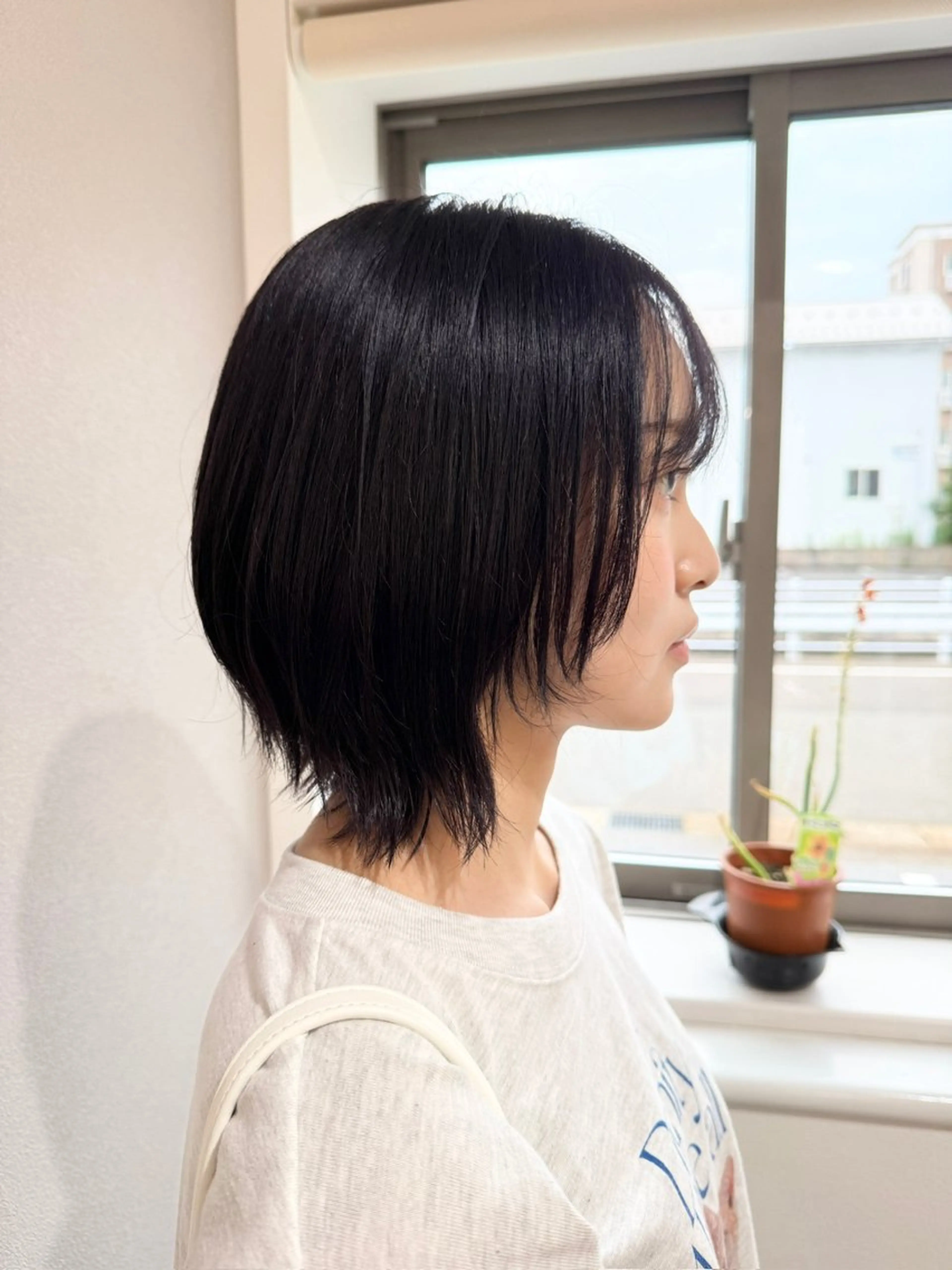 ミディアム ボブ ウルフカット カット ヘアカラー トリートメント 酒井 成貴のヘアスタイル