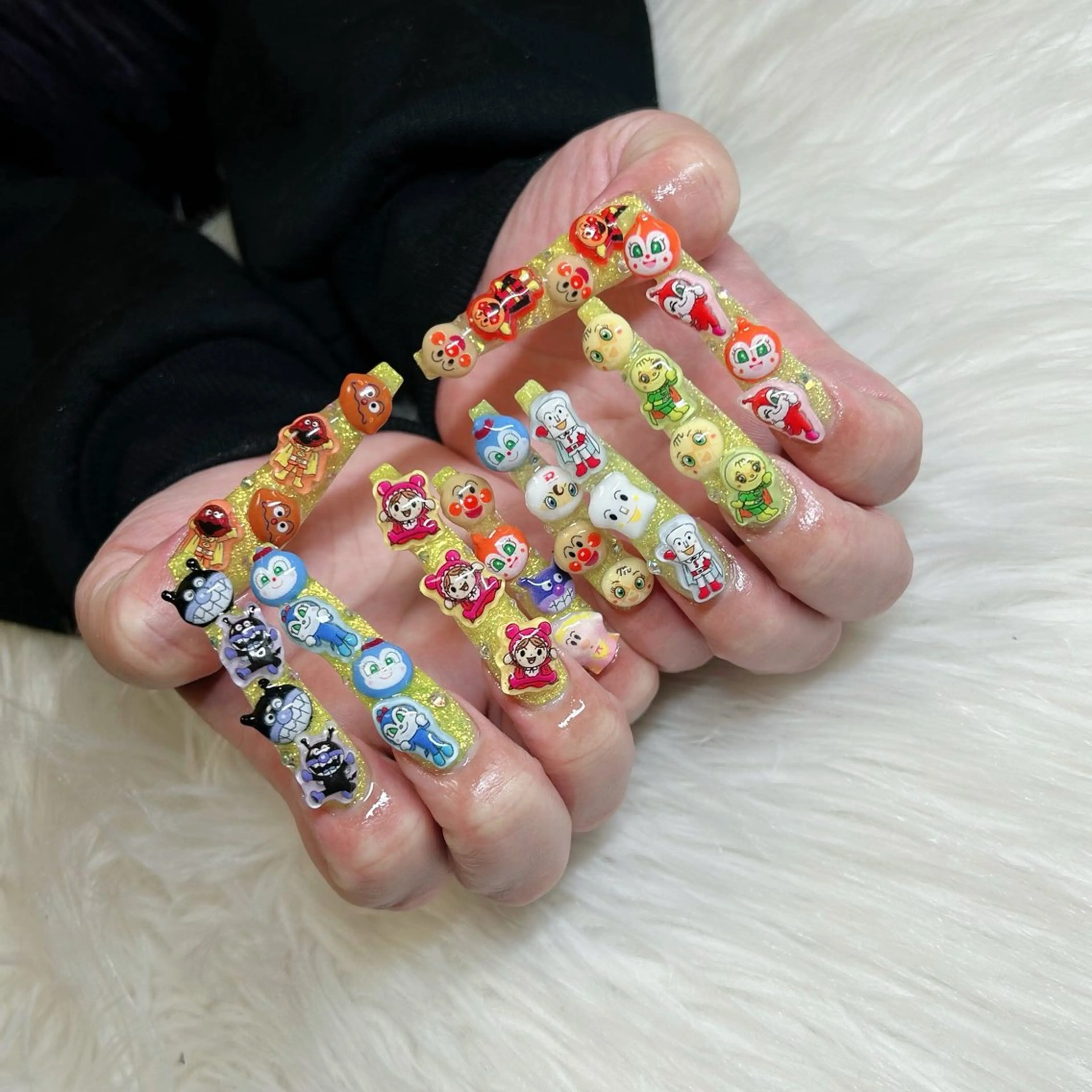 ネイル ロングネイル 持ち込み スーパーロングネイル bianca南風原店 imanishiのネイルデザイン