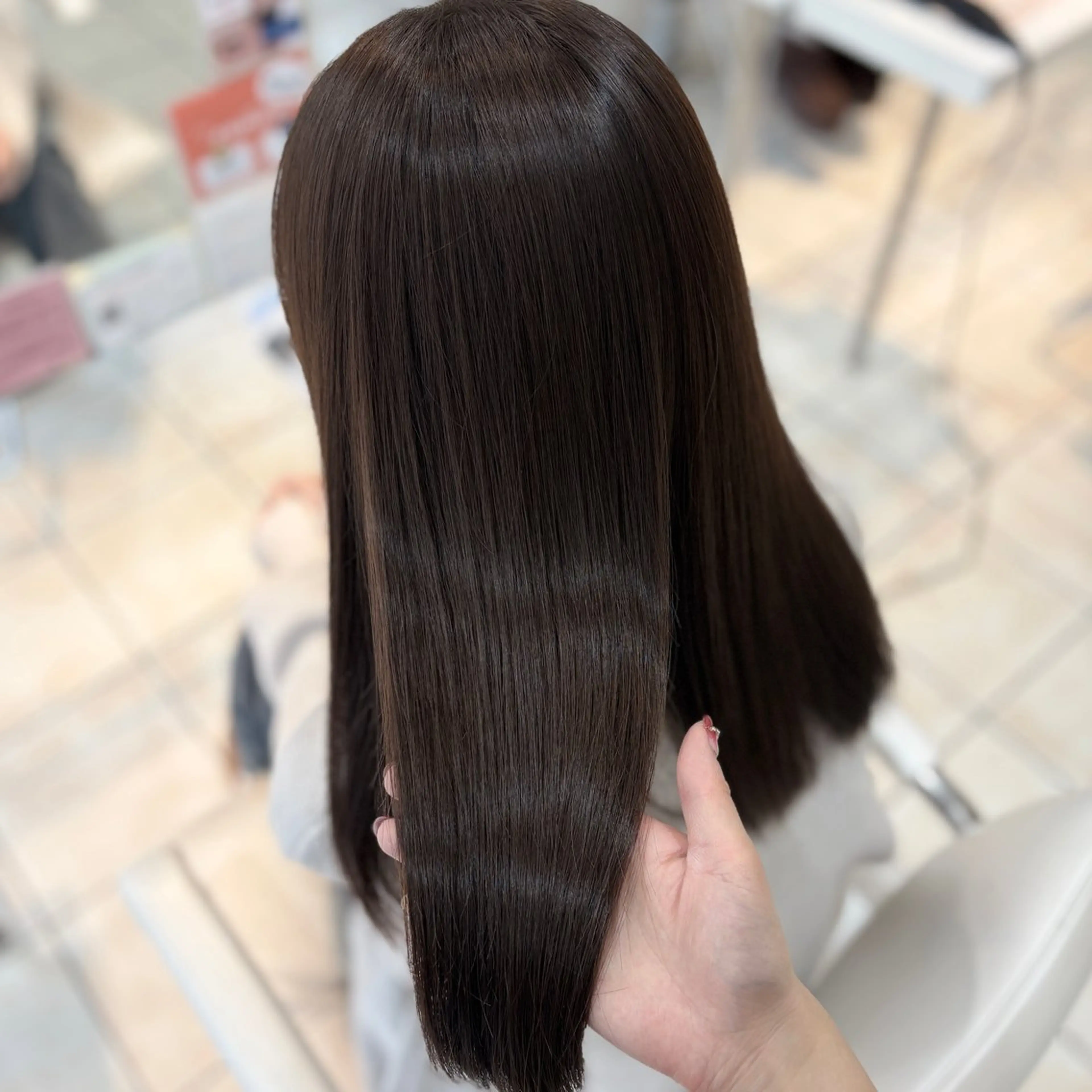 セミロング カラー 髪質改善 カット ヘアカラー ブリーチ/ヘアセット 【𝙍𝙞𝙣𝙤】のヘアスタイル