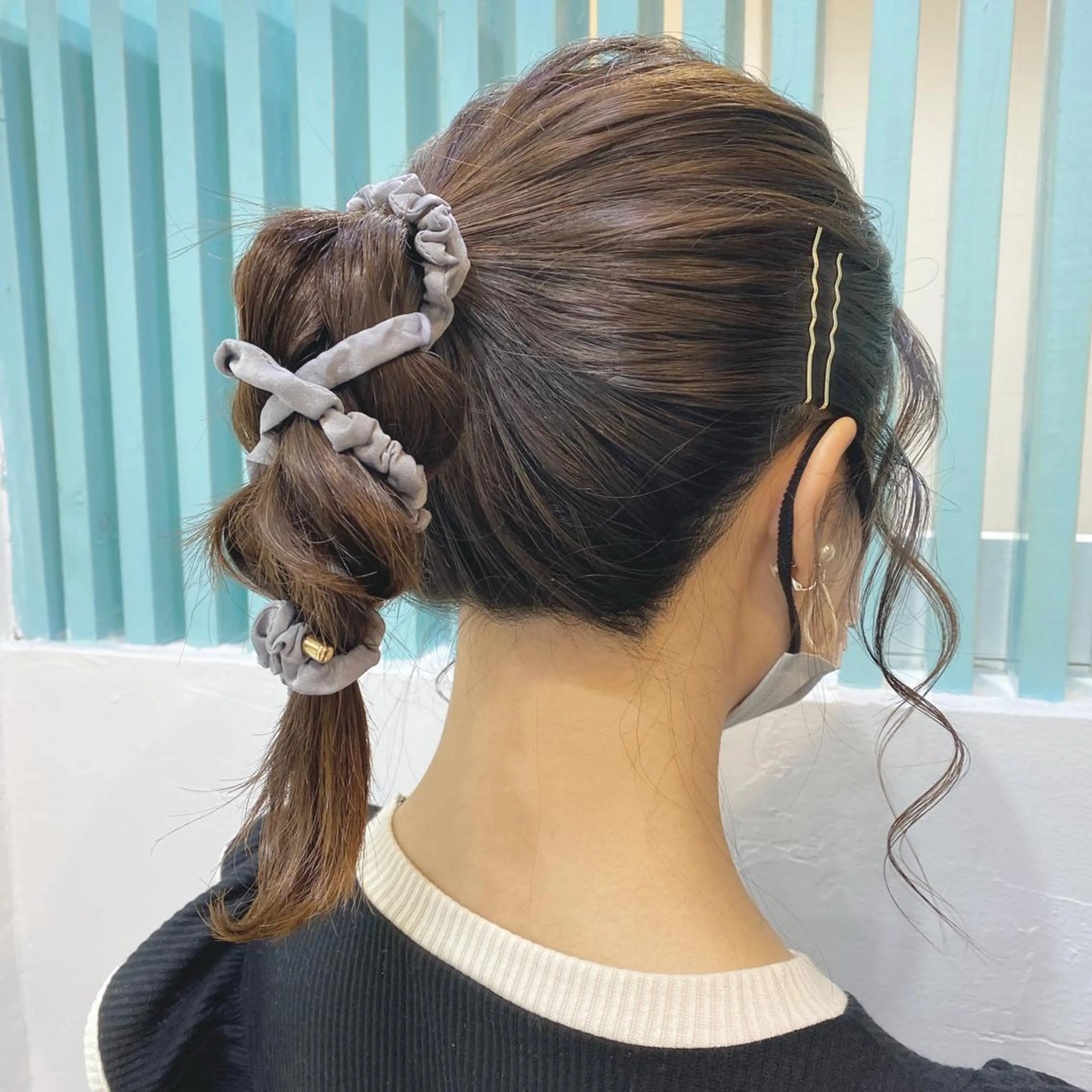 ミディアム カラー ヘアアレンジ マツエク・マツパ 透明感カラー🫧ヘア セット🫧松本菜月の眉毛・アイブロウイメージ