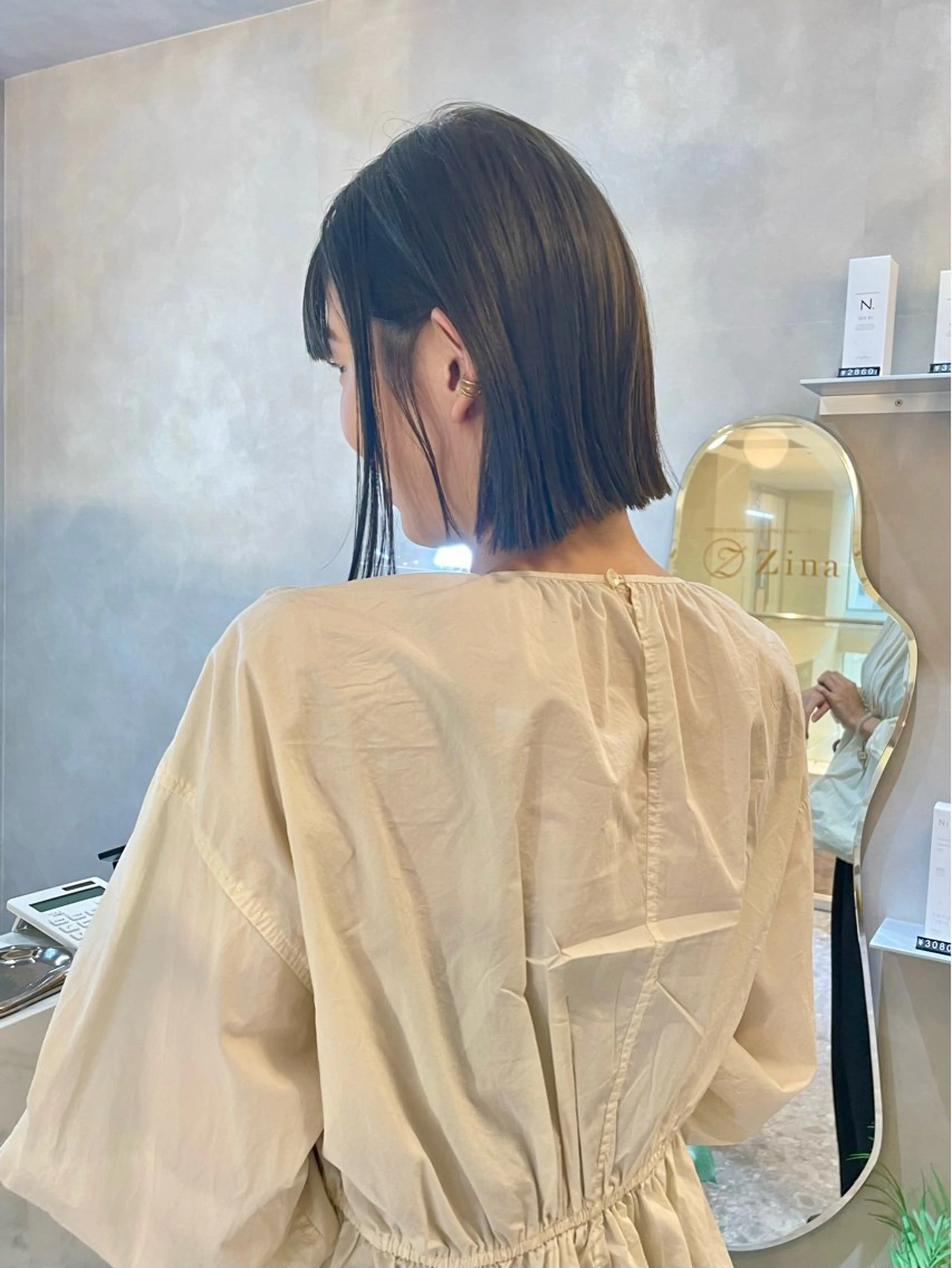 〔クセが気になる方へ✨〕カット+premium艶髪ストレート🍃🫧縮毛矯正/ダメージレスの写真