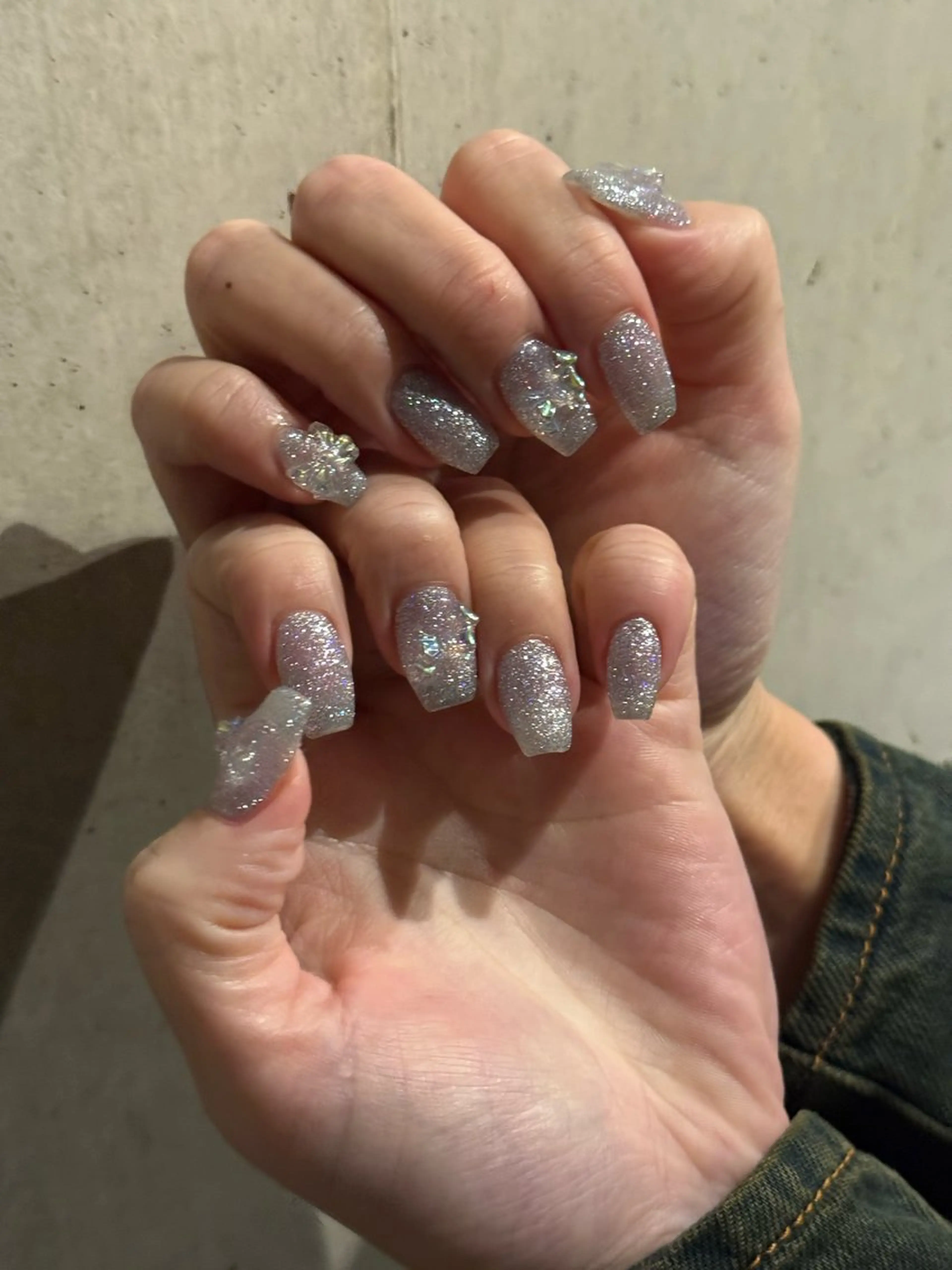 ネイル キラキラネイル Manon Yuiのネイルデザイン