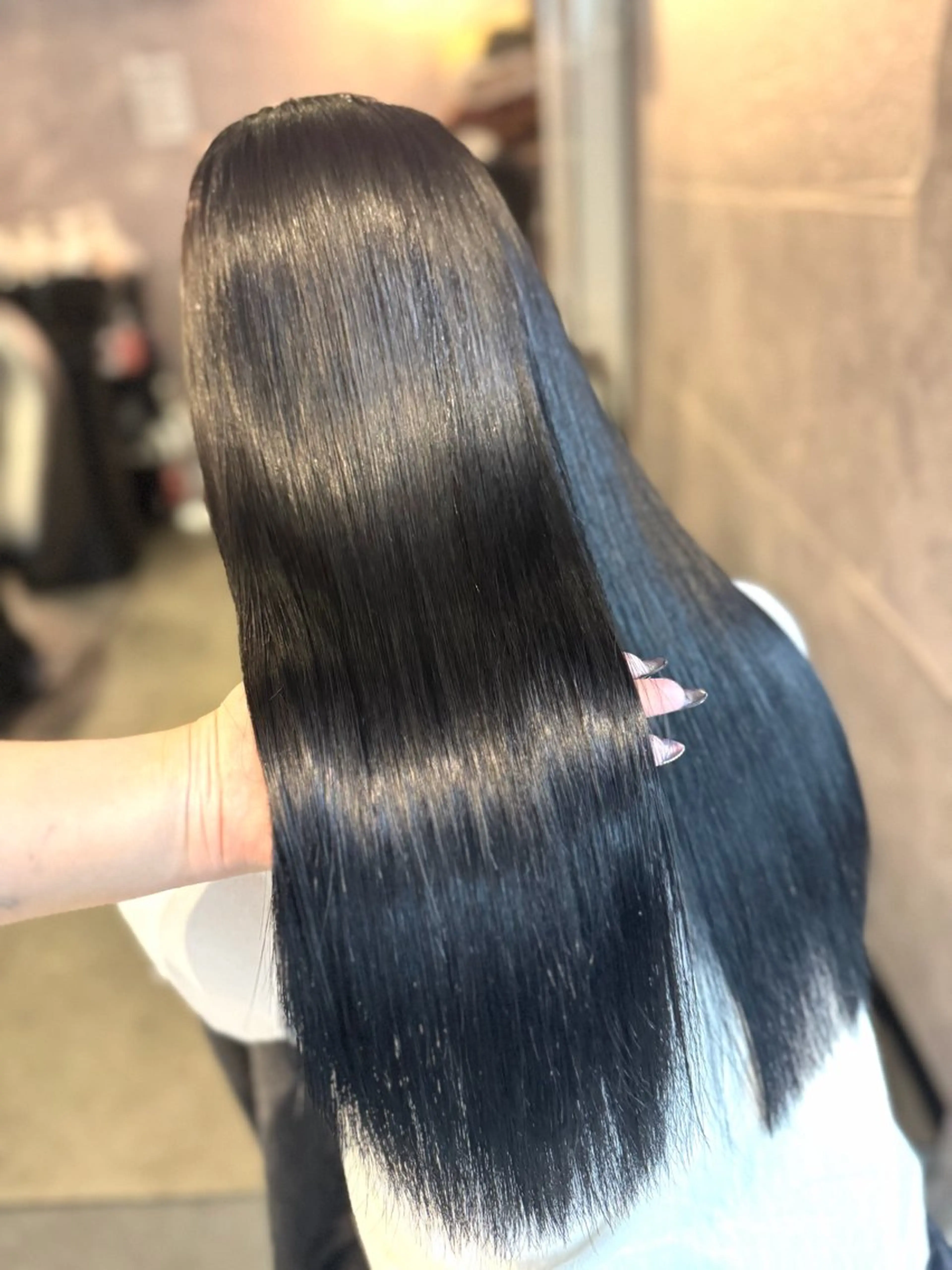 ロング カラー ヘアカラー トリートメント 🩶鈴木茉奈🩶艶髪 /透明感/暖色カラーのヘアスタイル