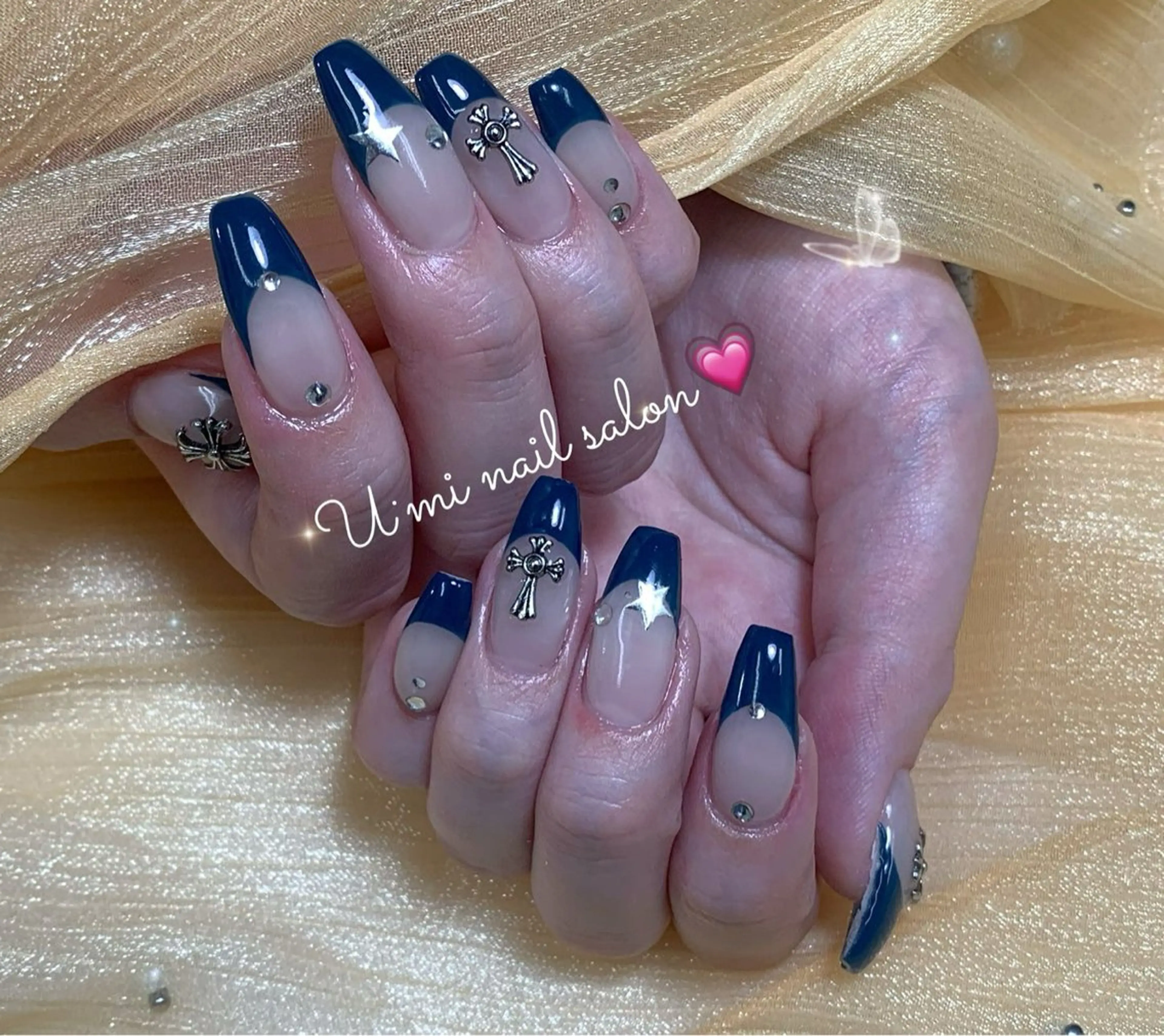 ネイル 持ち込み ハンドネイル u・mi  上野御徒町パラジェルのネイルデザイン