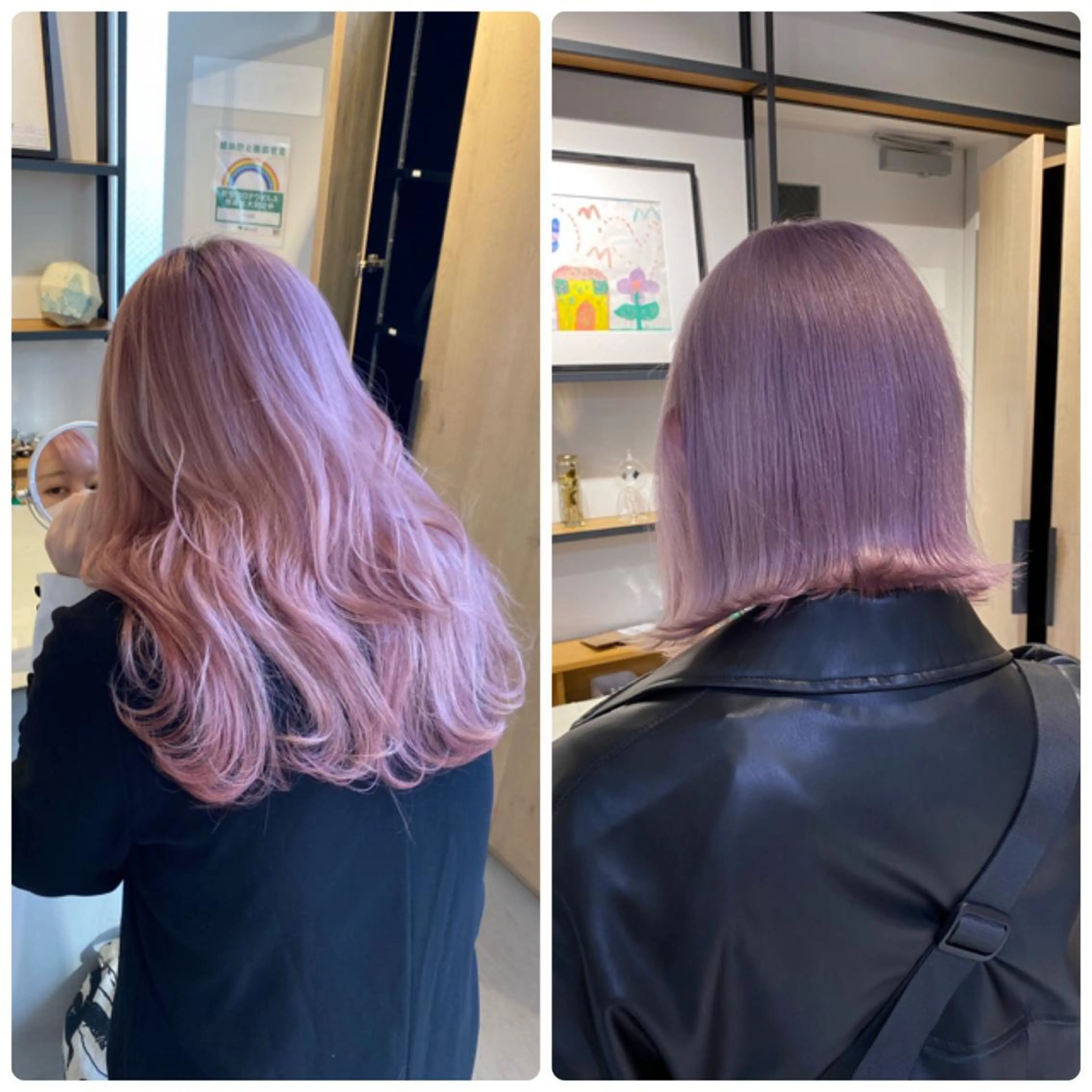 ミディアム カラー ヘアアレンジ ピンクカラー 石山涼太 【monolith】のヘアスタイル