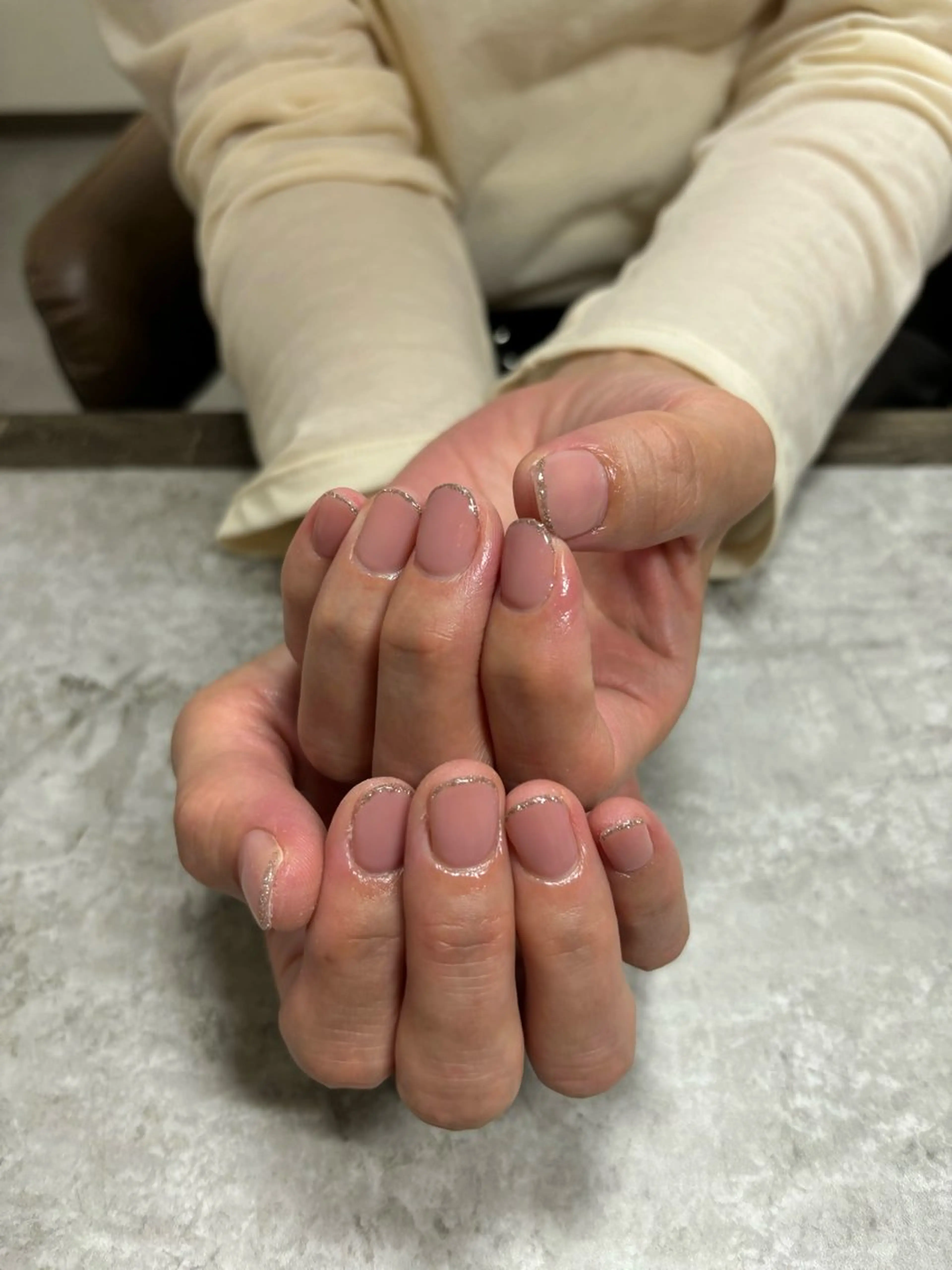 ネイル ラメ(グリッター) ワンカラーネイル ハンドネイル nail salon Howdyのネイルデザイン