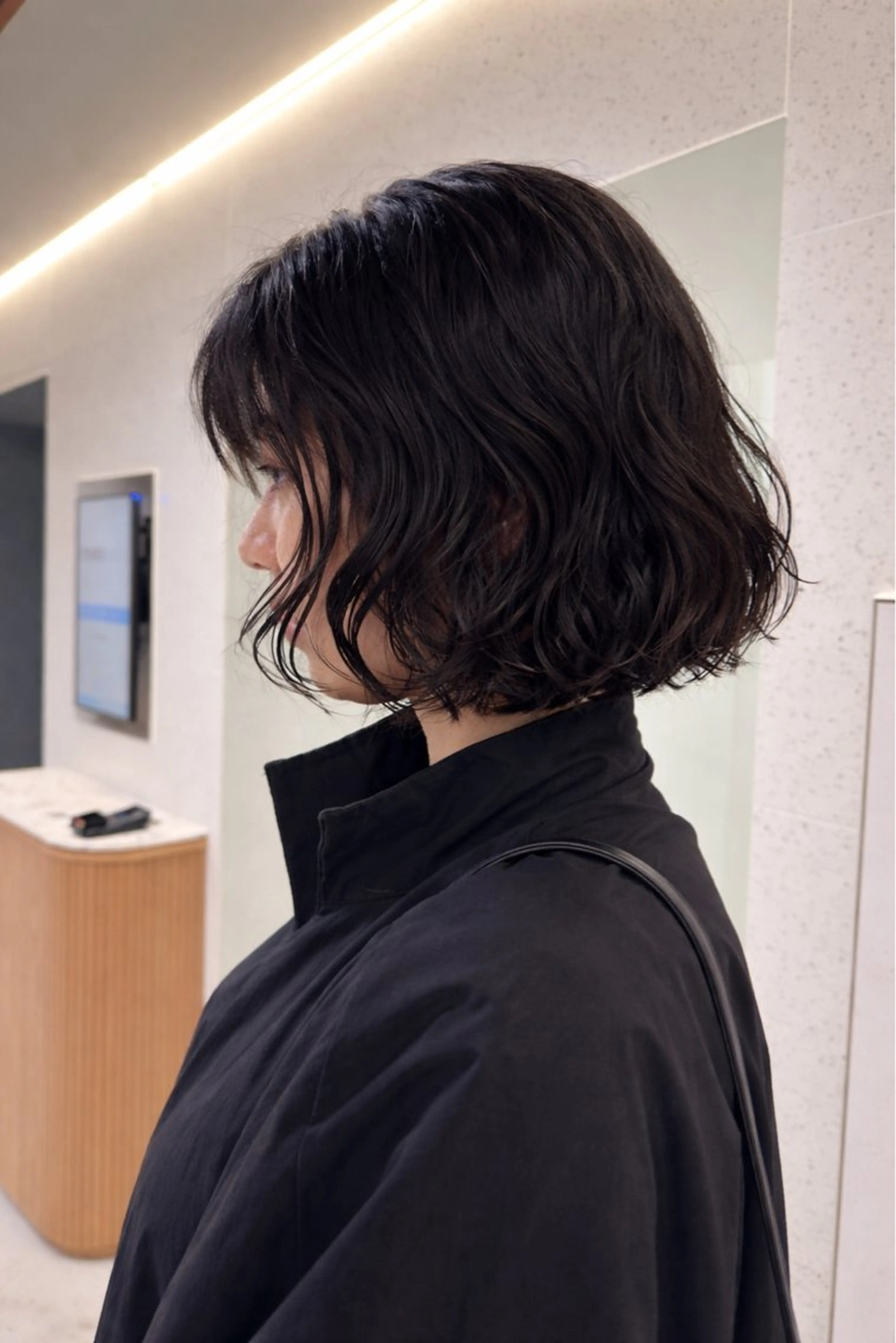 ミディアム パーマ カット パーマ kakeru/ボブ パーマ/レイヤーのヘアスタイル