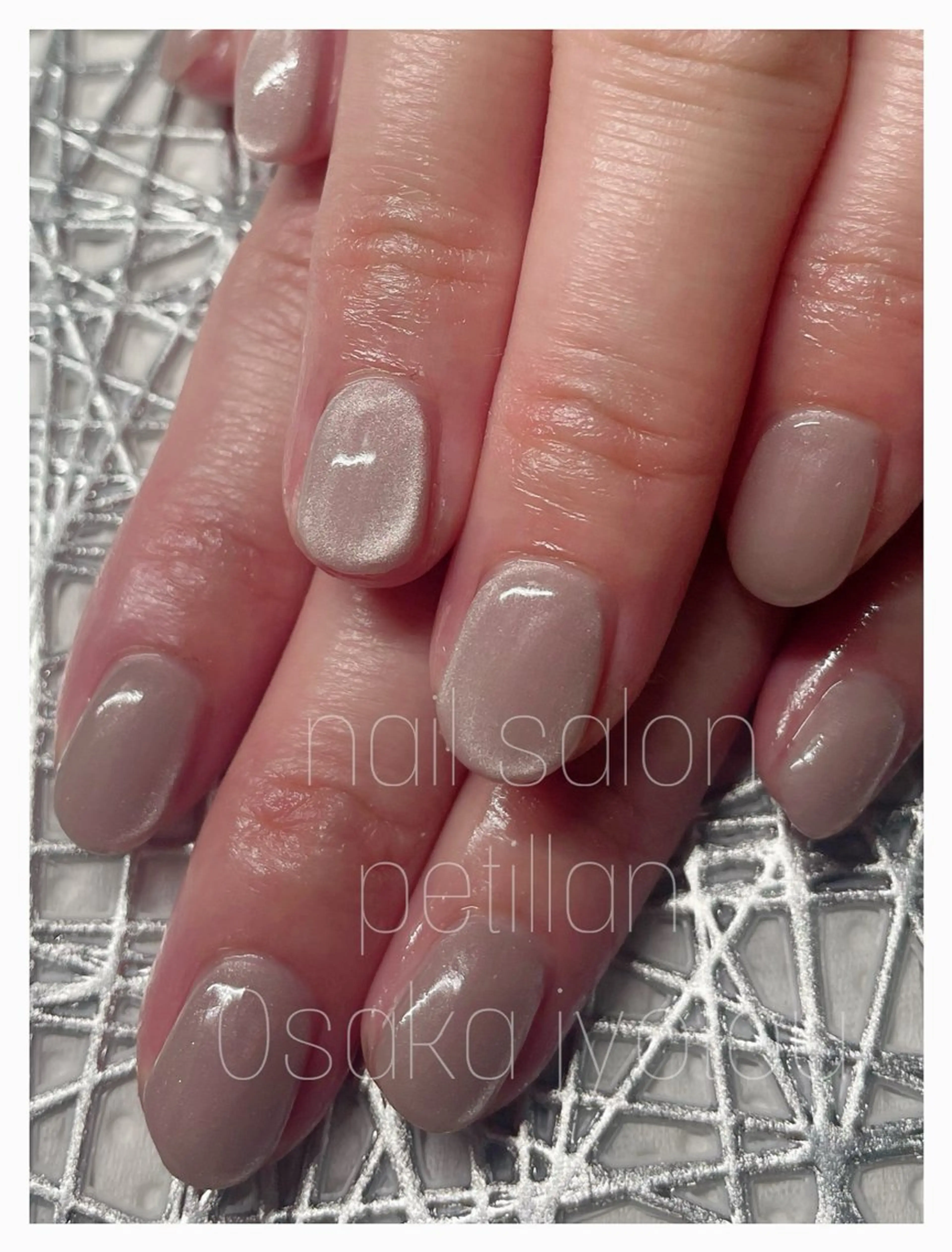 ネイル マグネットネイル nail salon petillantのネイルデザイン