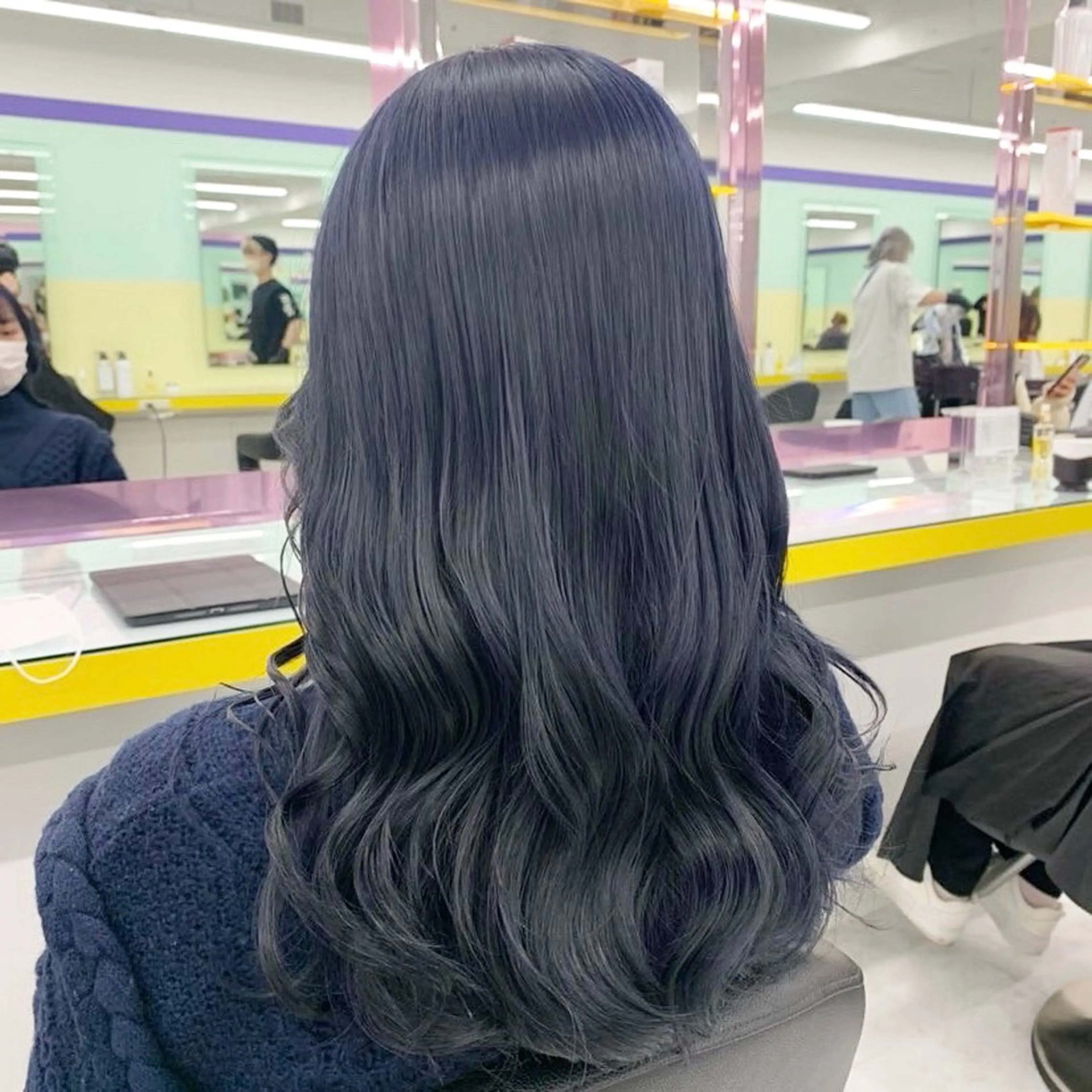 ロング カラー 🦋色落ち綺麗カラー メンズYUZU🦋‪のヘアスタイル
