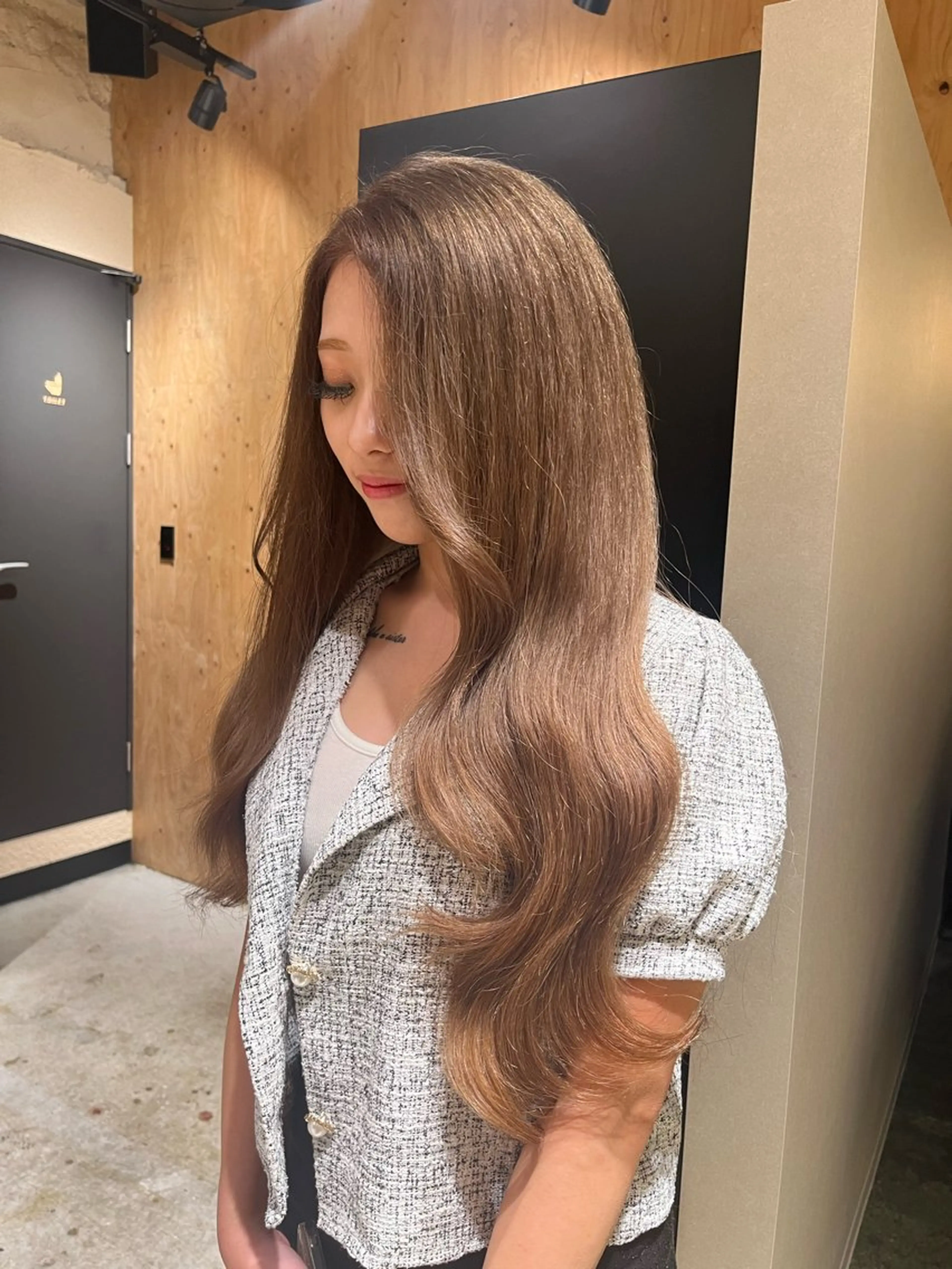 セミロング ヘアカラー トリートメント 🏅EIGHT難波/ 【店長】タモツのヘアスタイル