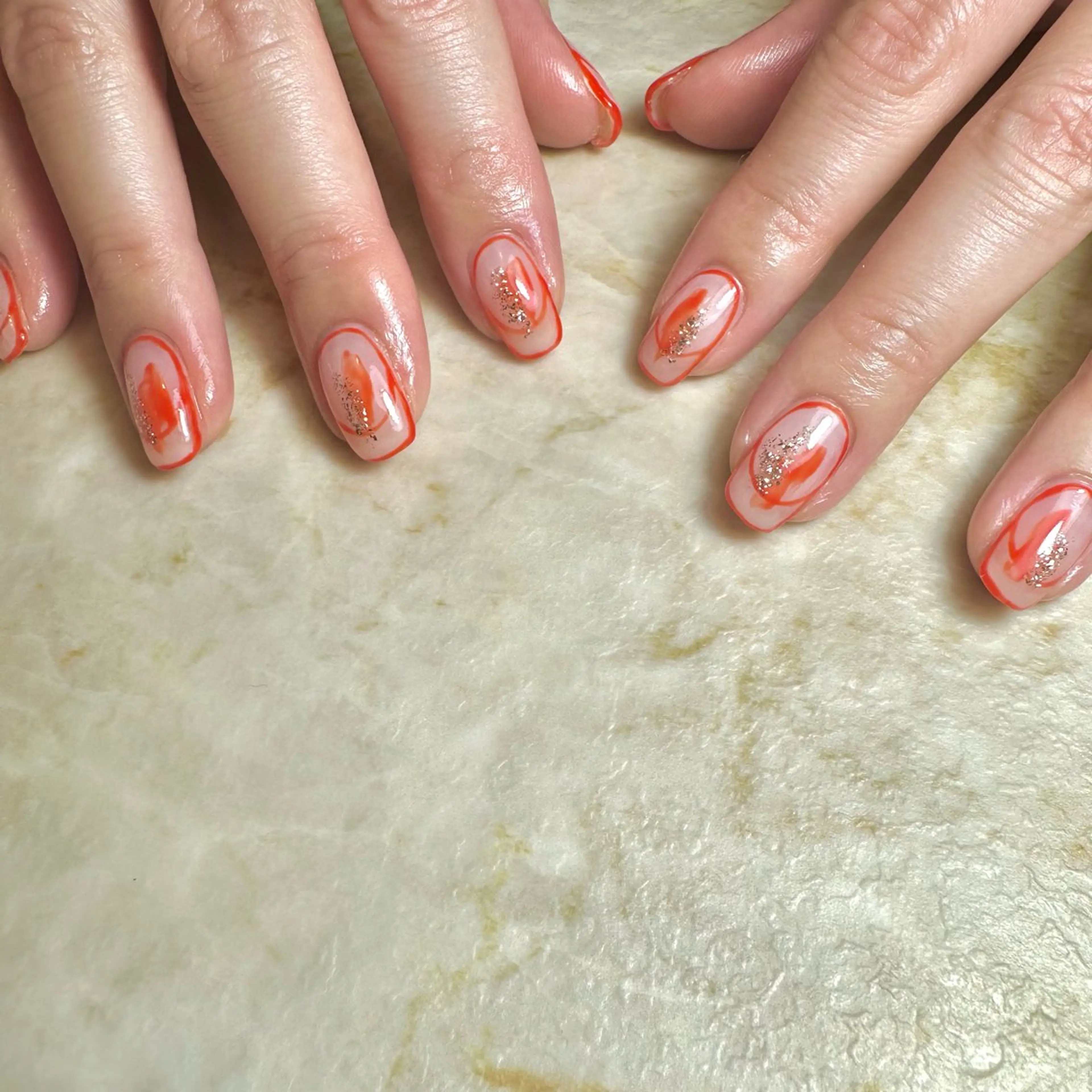 ネイル アートネイル ハンドネイル フットネイル GéRanium Harukaのネイルデザイン