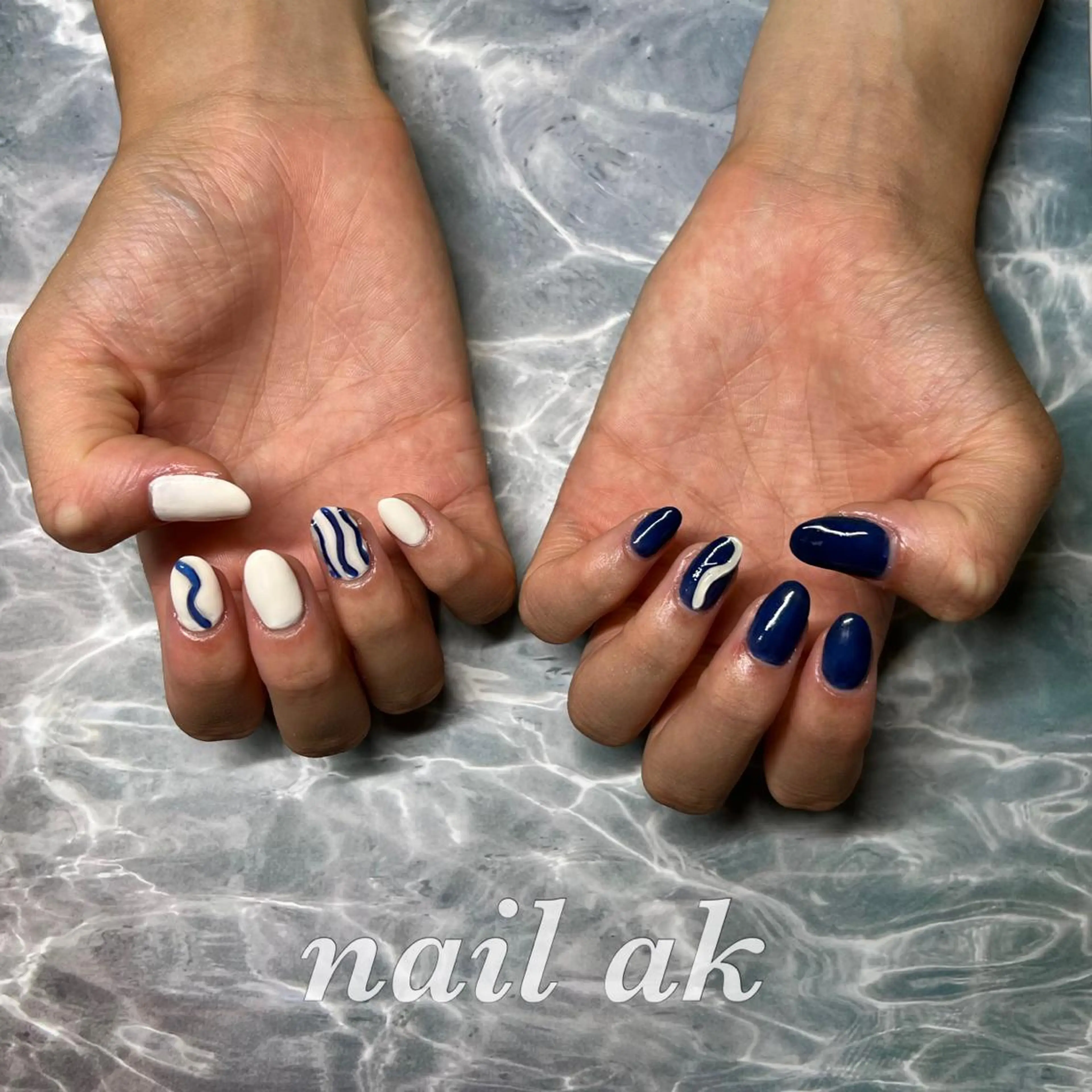 ネイル ハンドネイル ak nail .のネイルデザイン