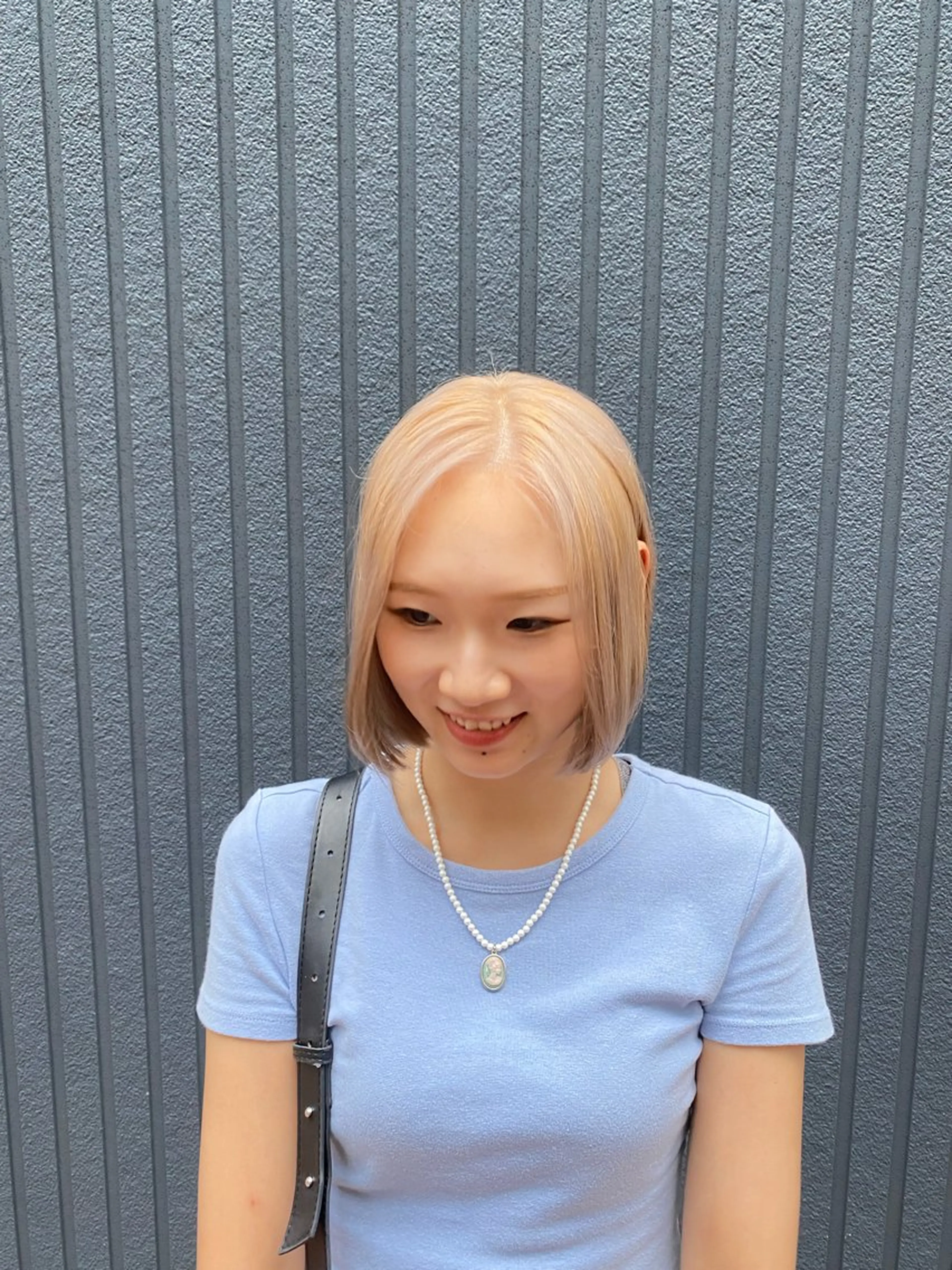 ショート カラー ブロンド 外国人風カラー ヘアカラー ✨艶カラー✨ 祥一朗　WAWAのヘアスタイル