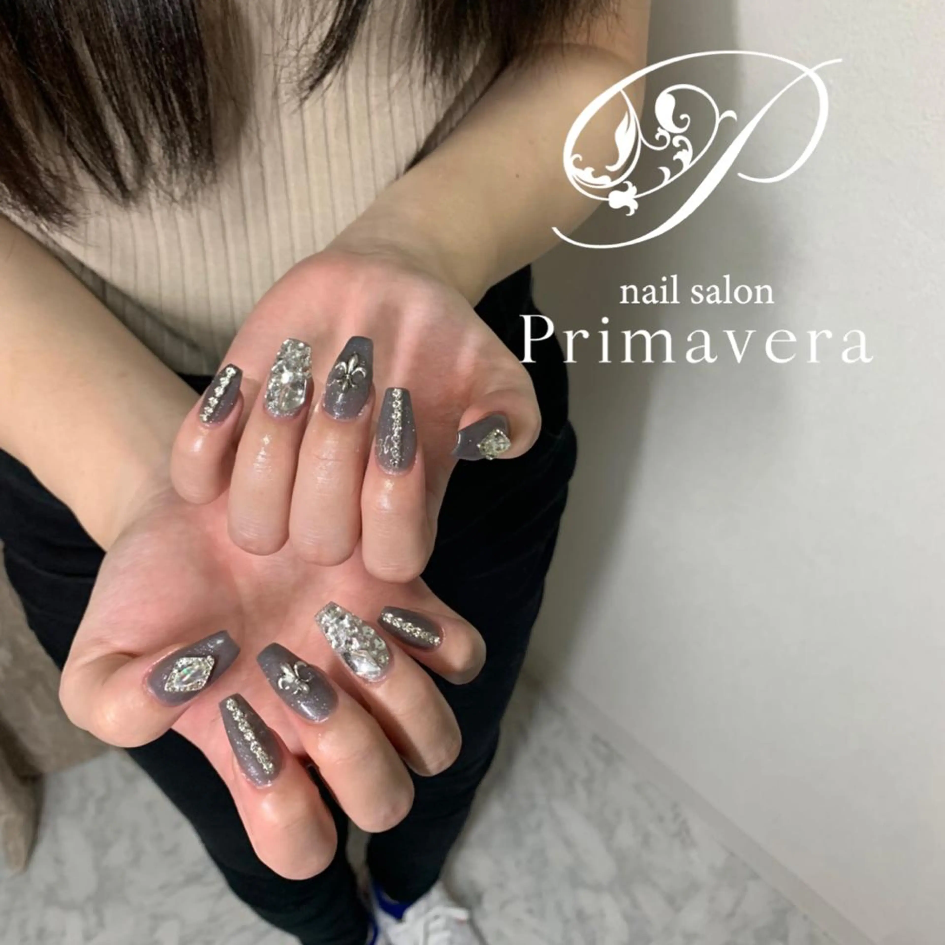 ネイル ハンドネイル Primavera 新横浜🤍美フォルムのネイルデザイン