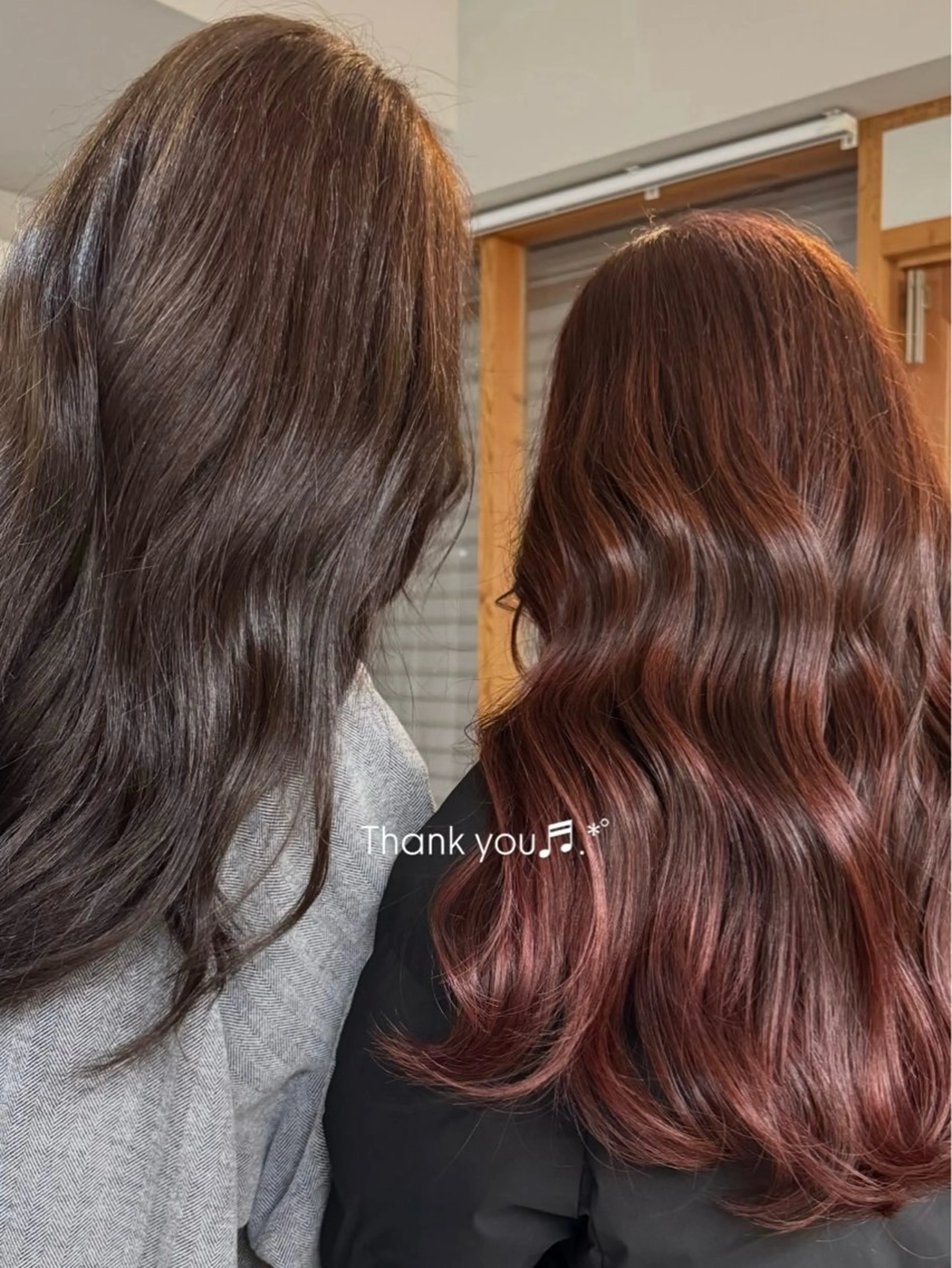 ロング ヘアカラー Cipre にちかのヘアスタイル