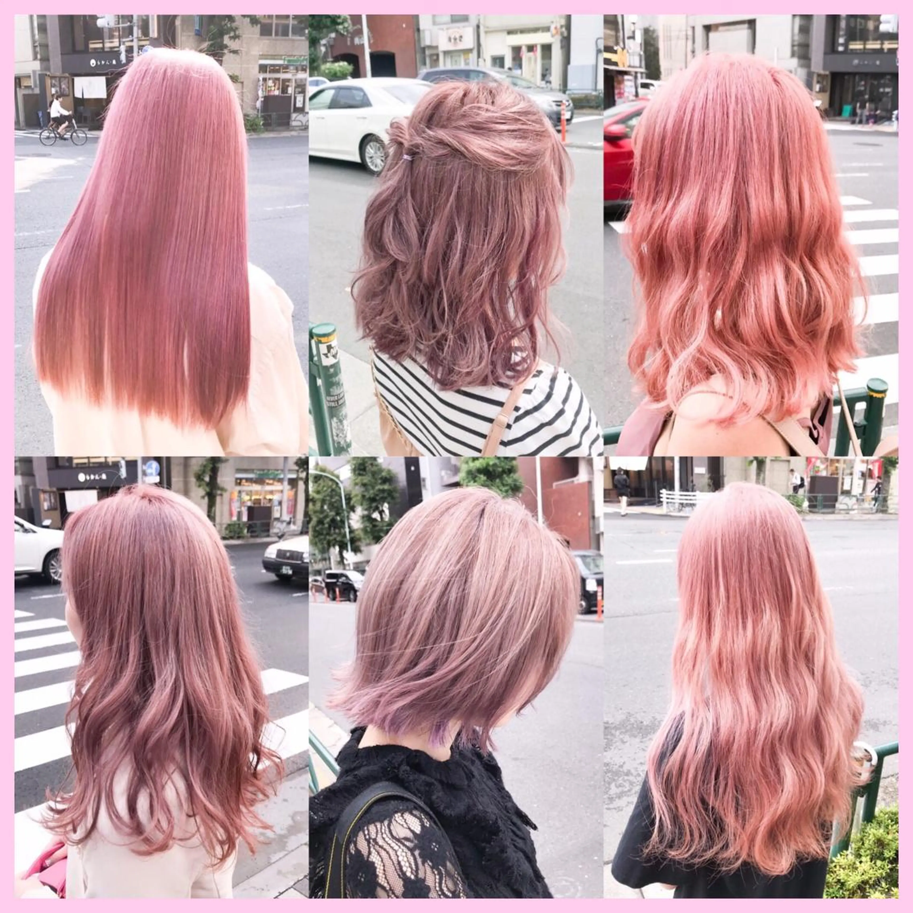 カラー SHIN/レイヤー カット×クロスパーマのヘアスタイル