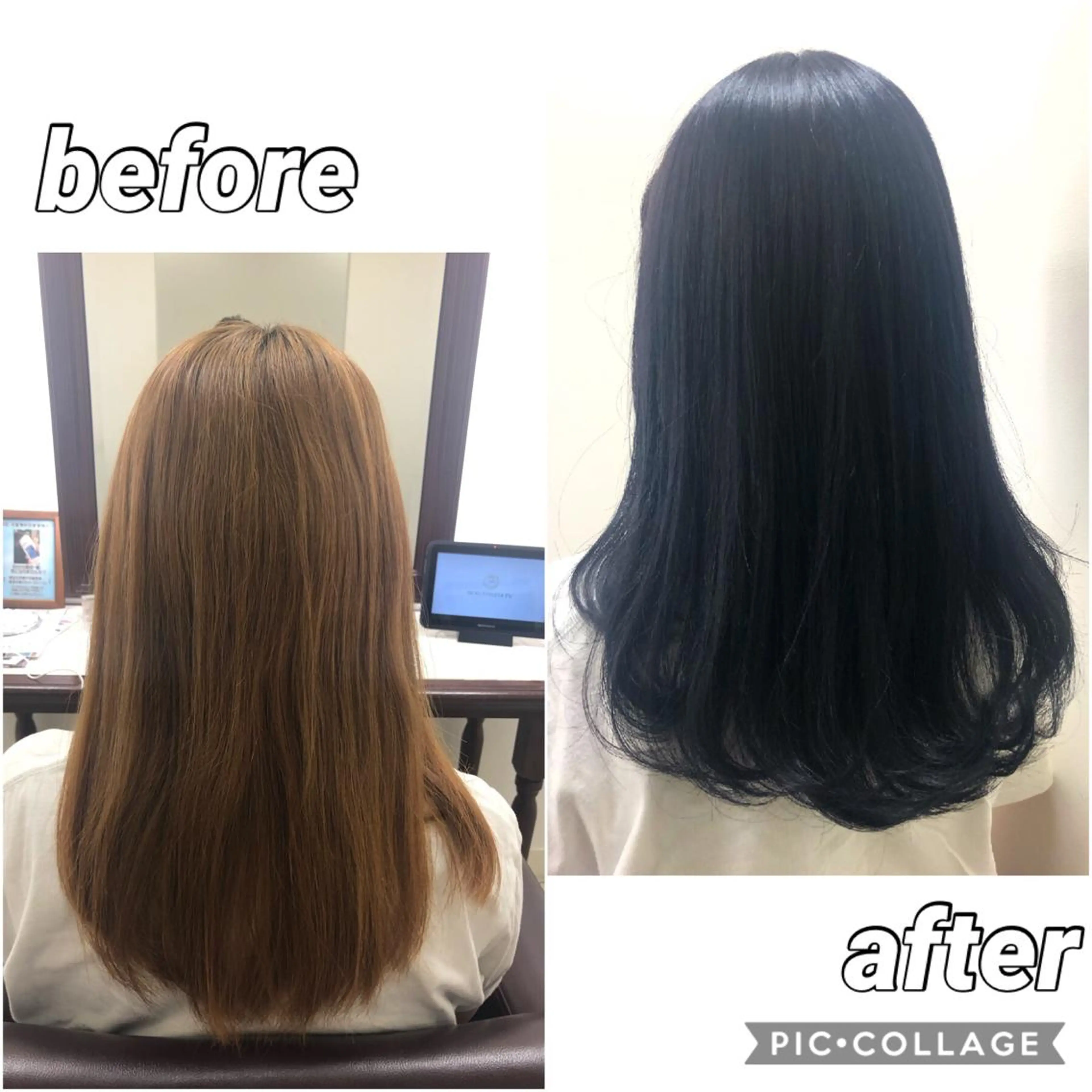 ロング カラー ブルーカラー 🫧髪質改善×艶髪 🫧根本泰成🫧のヘアスタイル